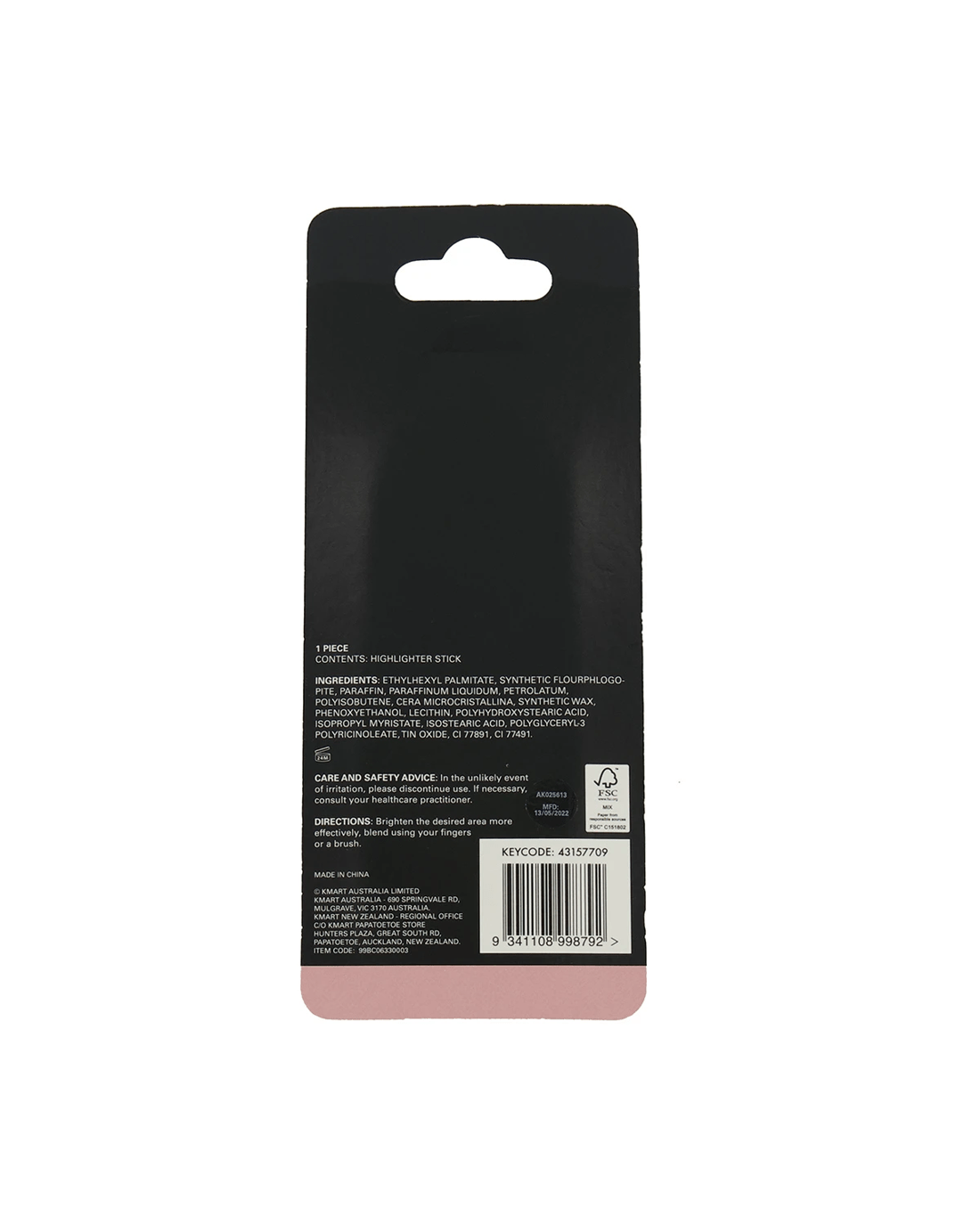 6 OXX Cosmetics Highlighter Stick - Rose, 6 of 6