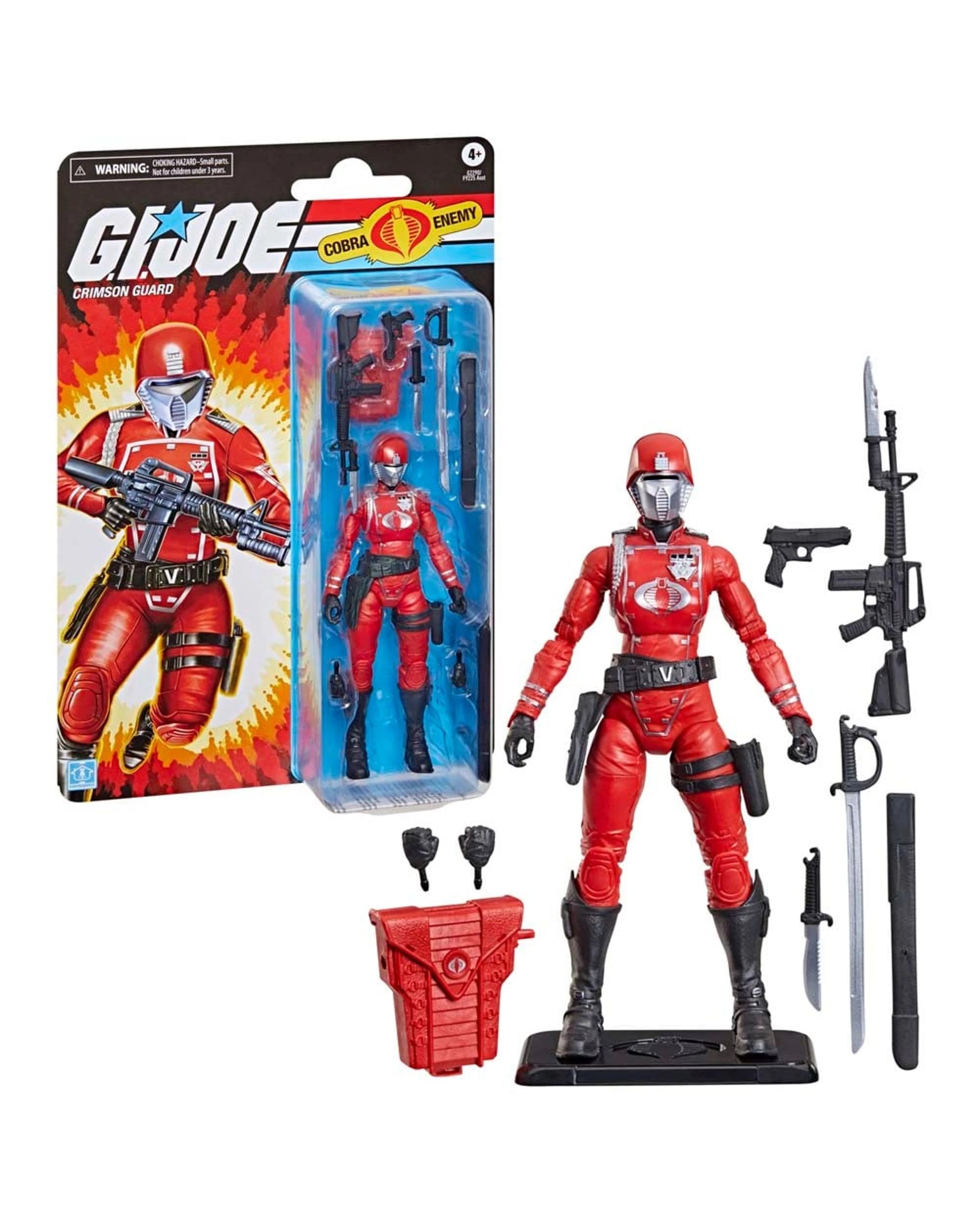 1 G.I. Joe Classified Series: Retro Cardback Crimson Guard Action Figure, 1 of 10