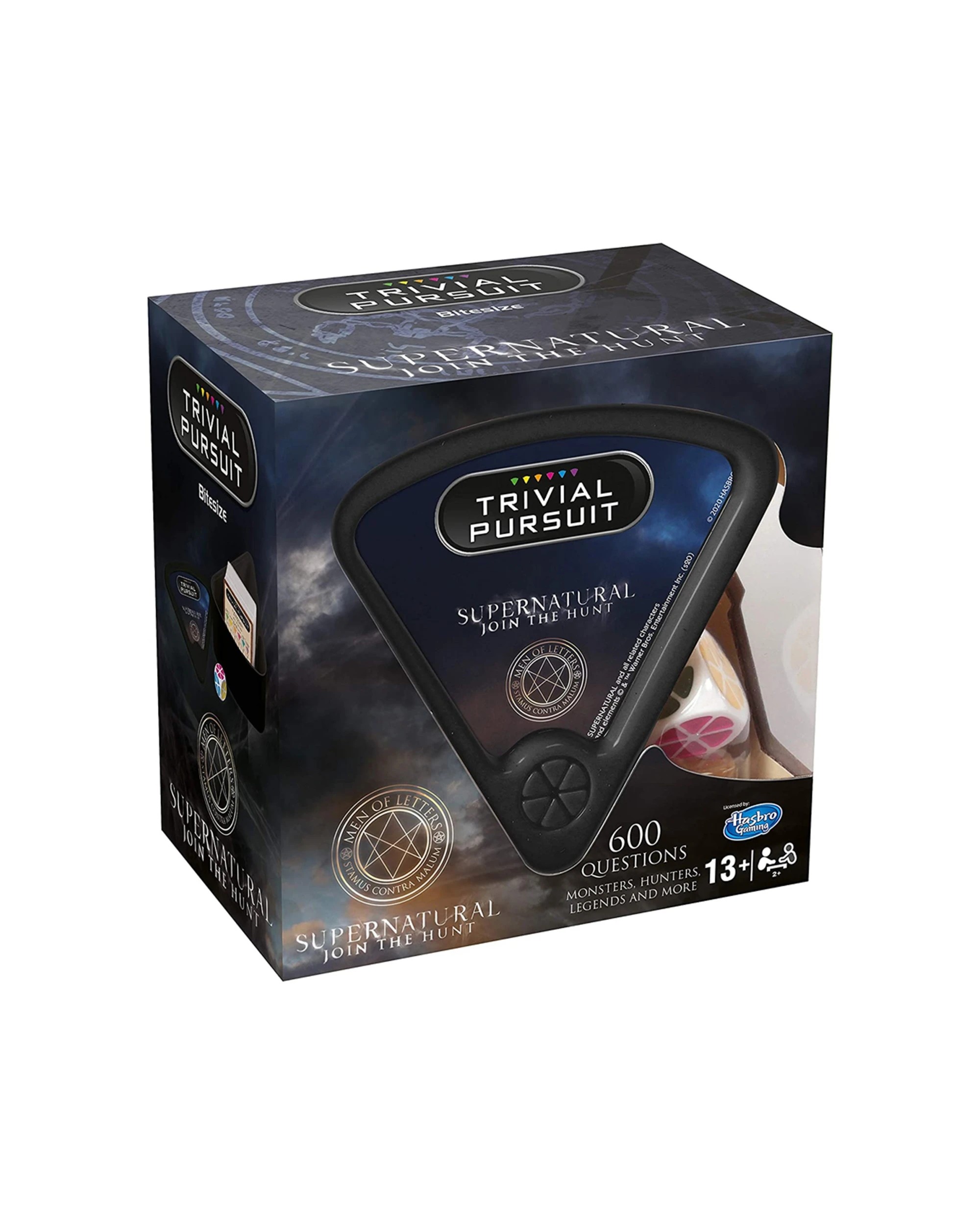 1 Supernatural Trivial Pursuit Bitesize Portable Game Board - Black, 1 of 1