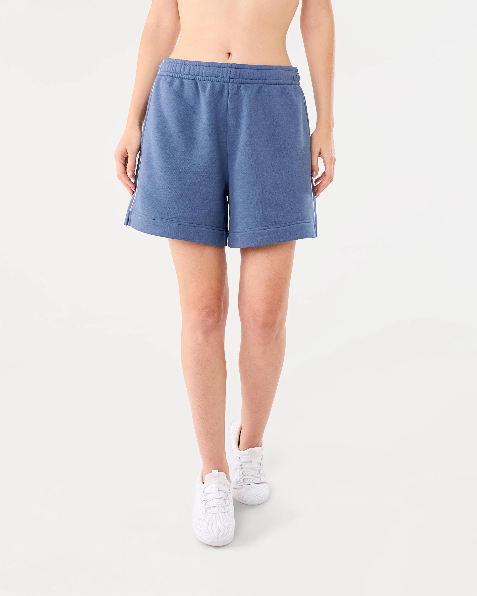 7 Active Womens A-Line Fleece Shorts Nightfall, 7 of 8