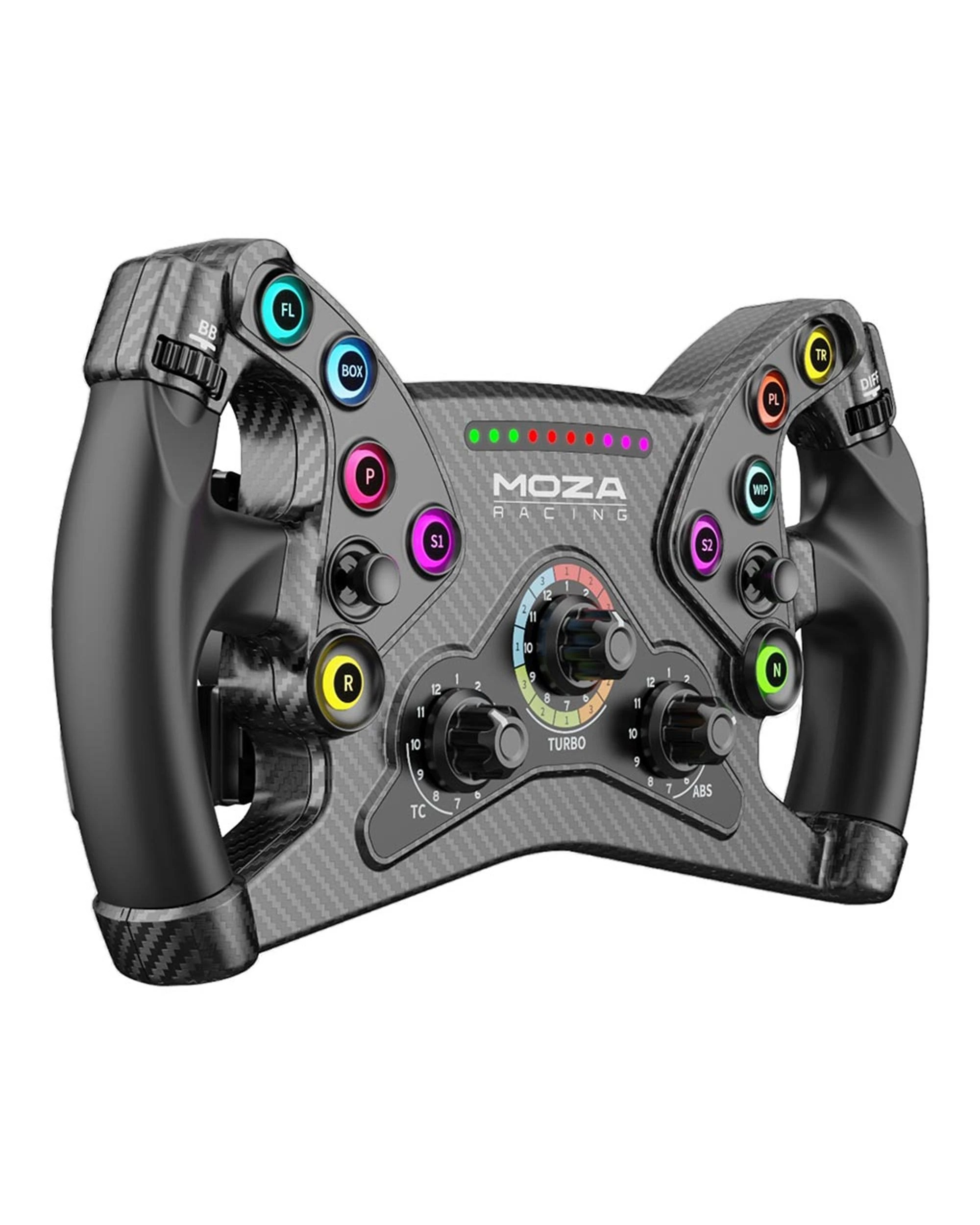 1 Moza Racing KS Formula Steering Wheel - Black, 1 of 8