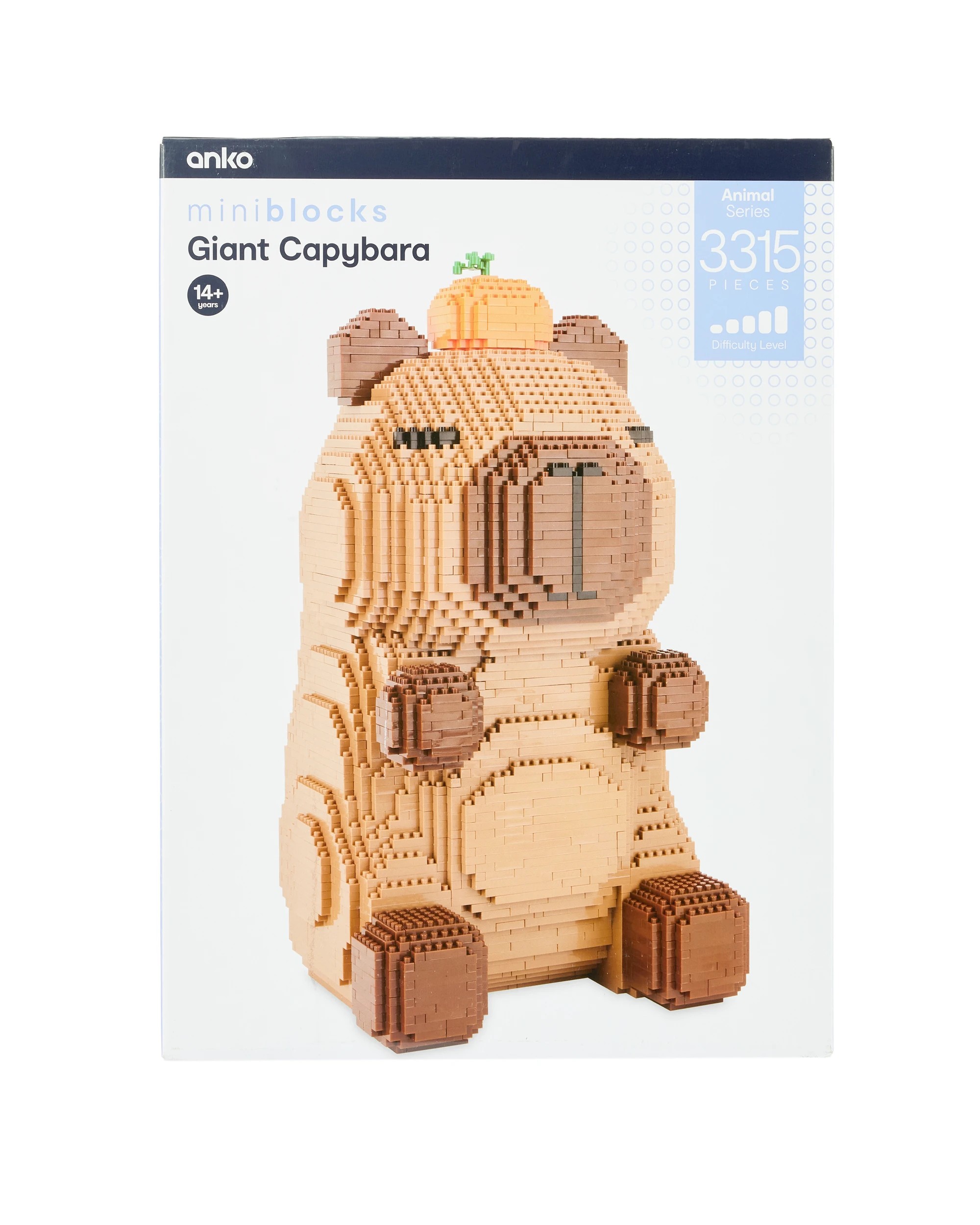 1 3315 Piece Mini Blocks Animal Series: Giant Capybara, 1 of 8