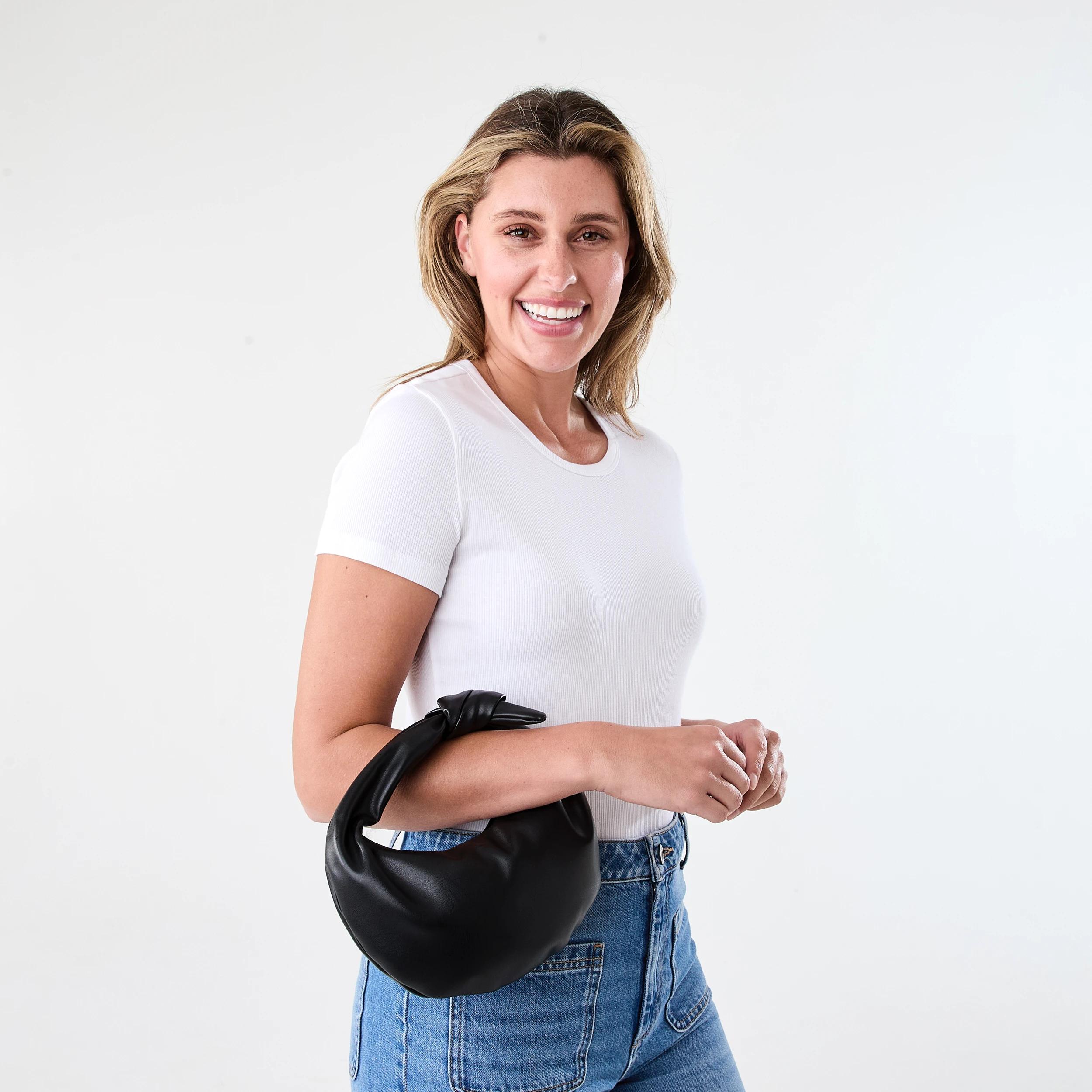 5 Mini Knot Clutch Black, 5 of 5