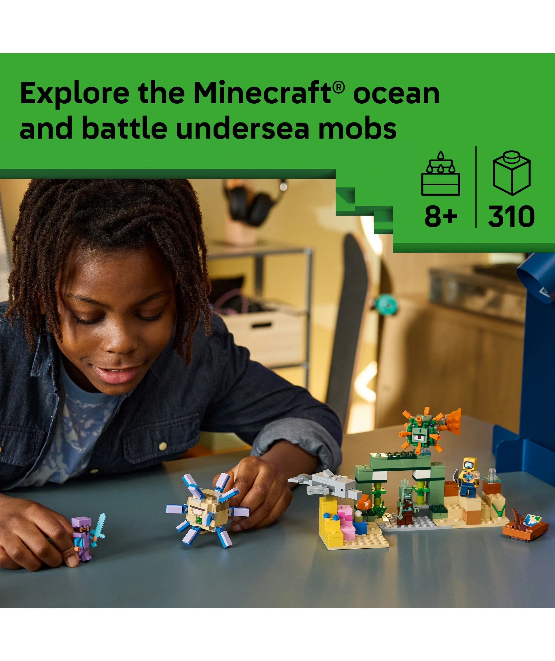 3 LEGO Minecraft Underwater Adventure 21598, 3 of 9