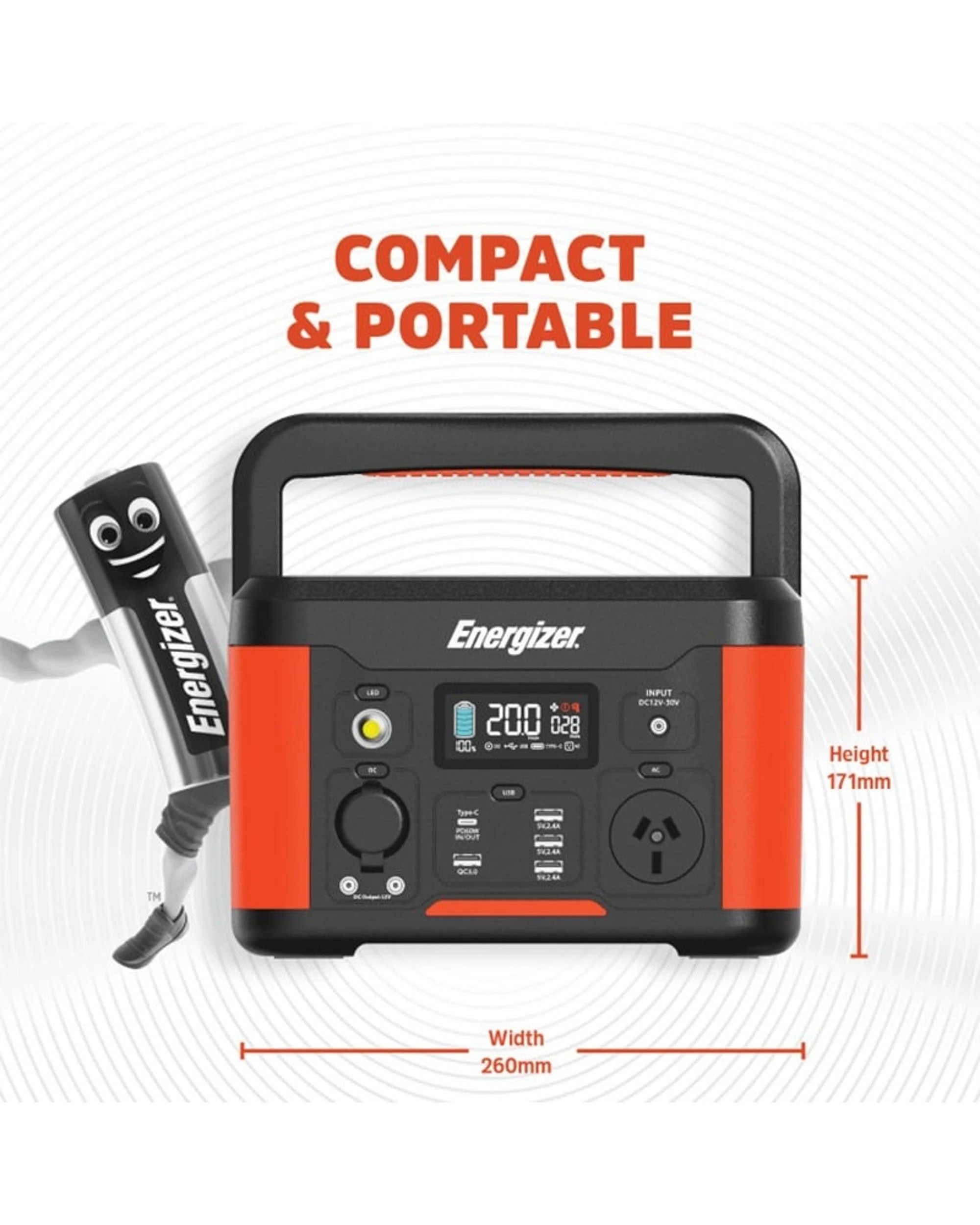 7 Energizer Hard Case Everest 500 Portable Power Station, 7 of 7