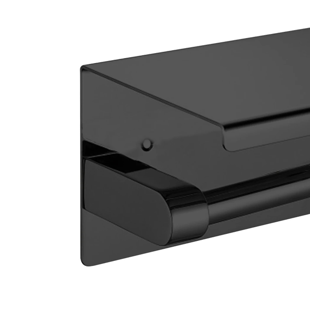 6 Traderight Toilet Paper Holder - Black, 6 of 7