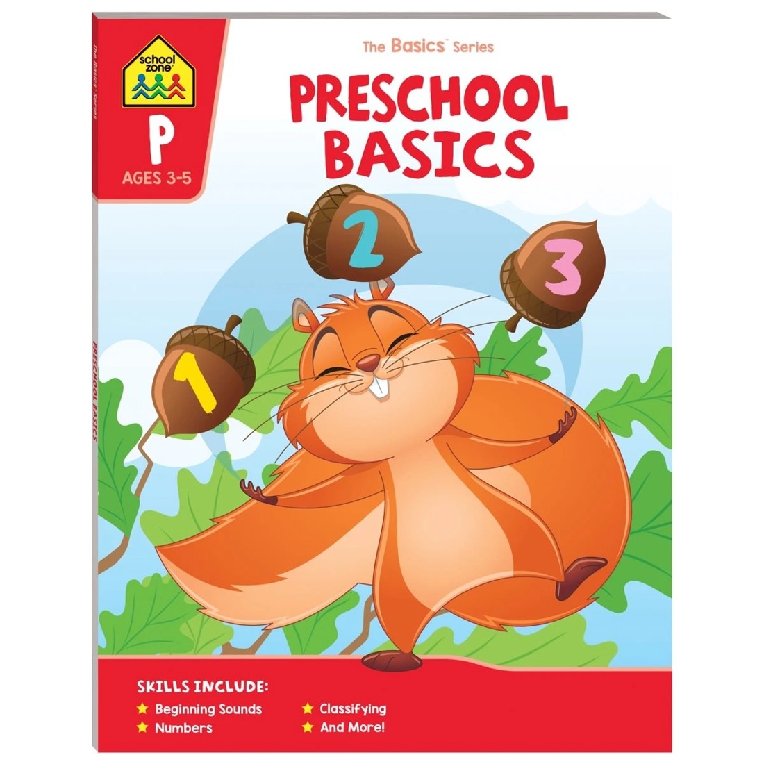 1 School Zone The Basics Series: Preschool Basics - Book, 1 of 5
