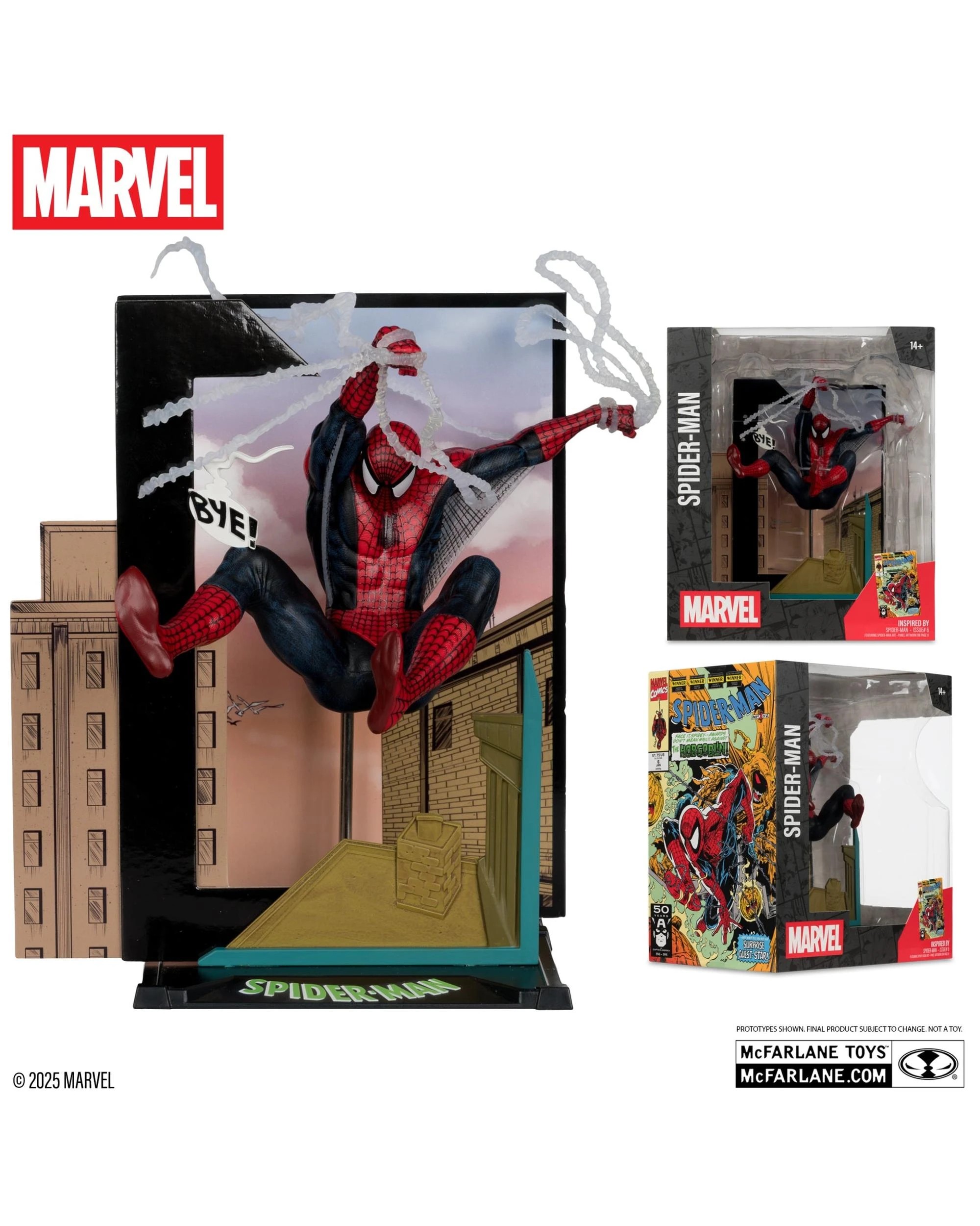 5 Marvel Collection Spider-Man #6 Spider-Man 1:10 Scale Figure, 5 of 8
