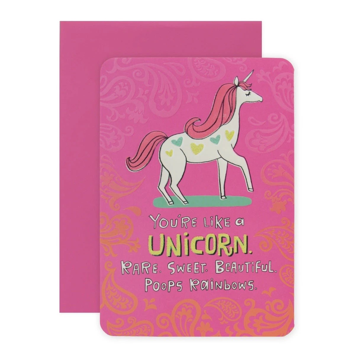 1 Connections from Hallmark Birthday Card - Poops Rainbows, 1 of 3