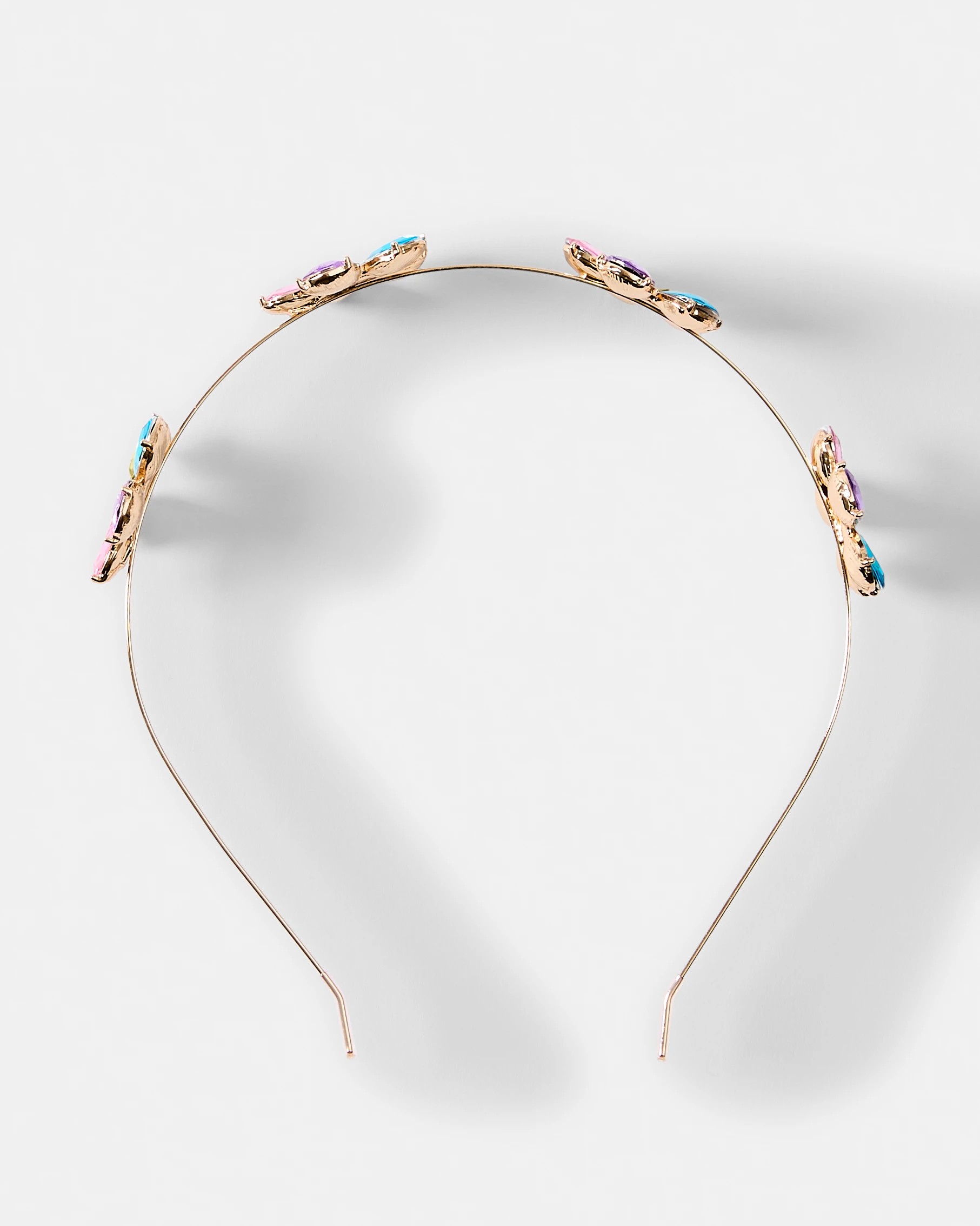 3 Jewel Flowers Headband, 3 of 4