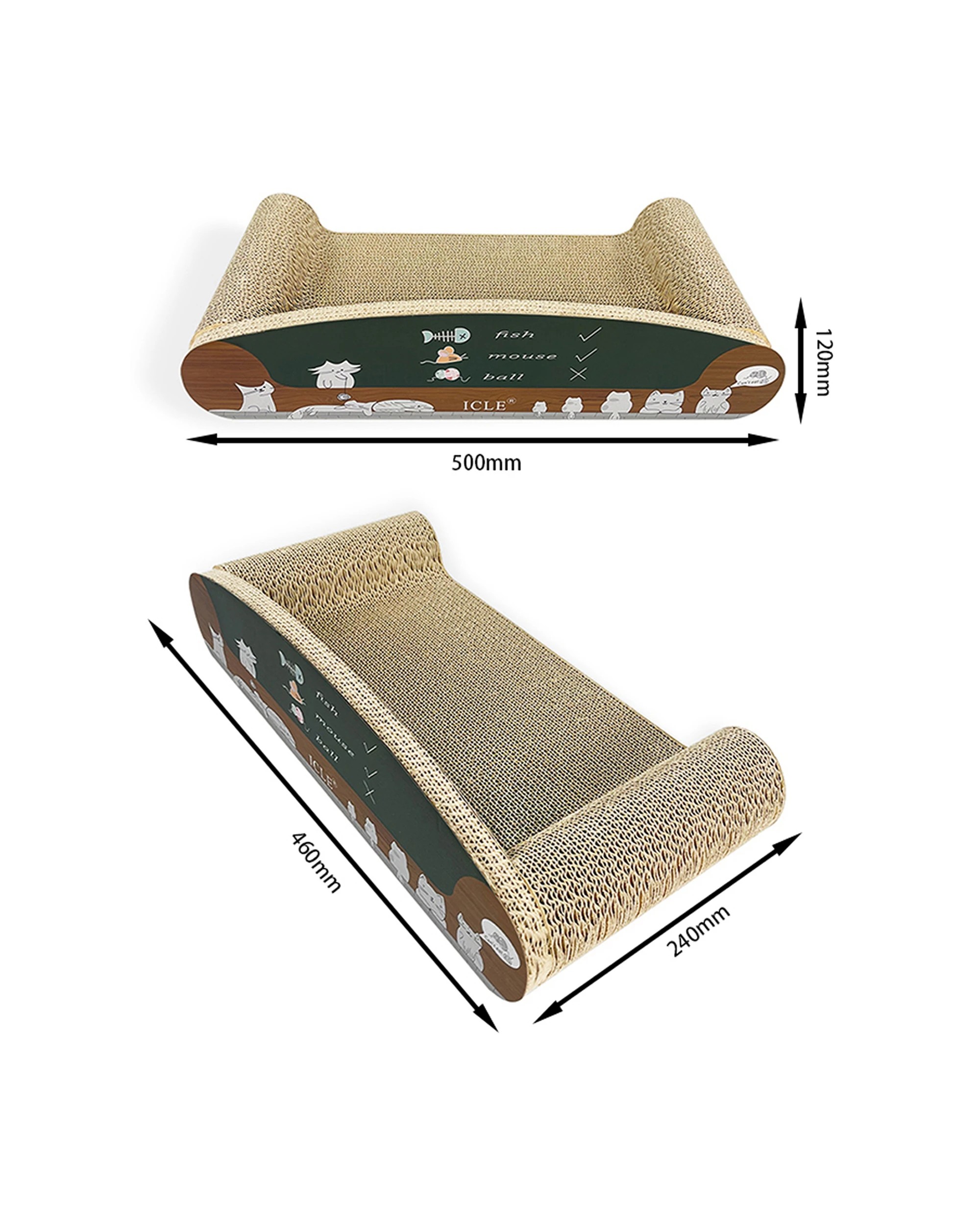 4 Zodiac Brown Sofa Chair Cat Scratcher Furniture For Comfortable Lounging Cats - Brown, 4 of 5