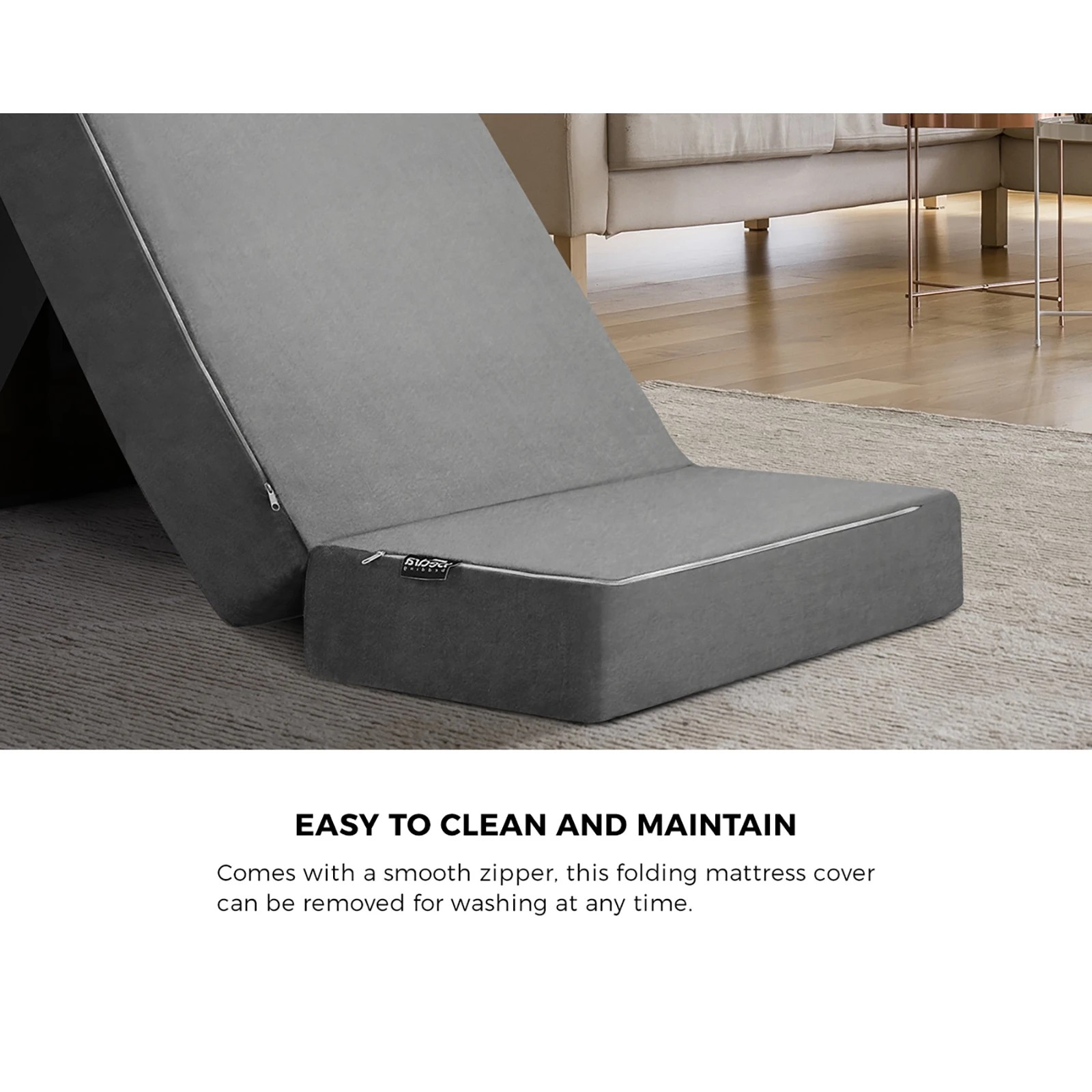 8 Bedra Folding Foam Mattress Single Foldable Sofa Bed Portable Camping Floor Mat
 - Grey, 8 of 10