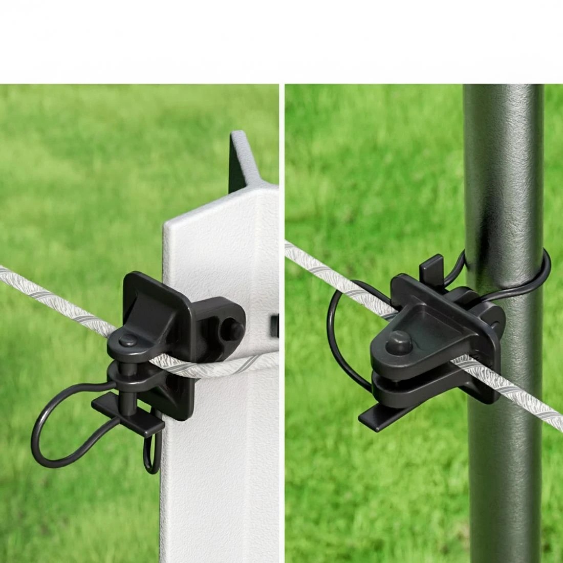 5 Giantz Electric Fence Insulators 200pcs Pinlock - Black, 5 of 7