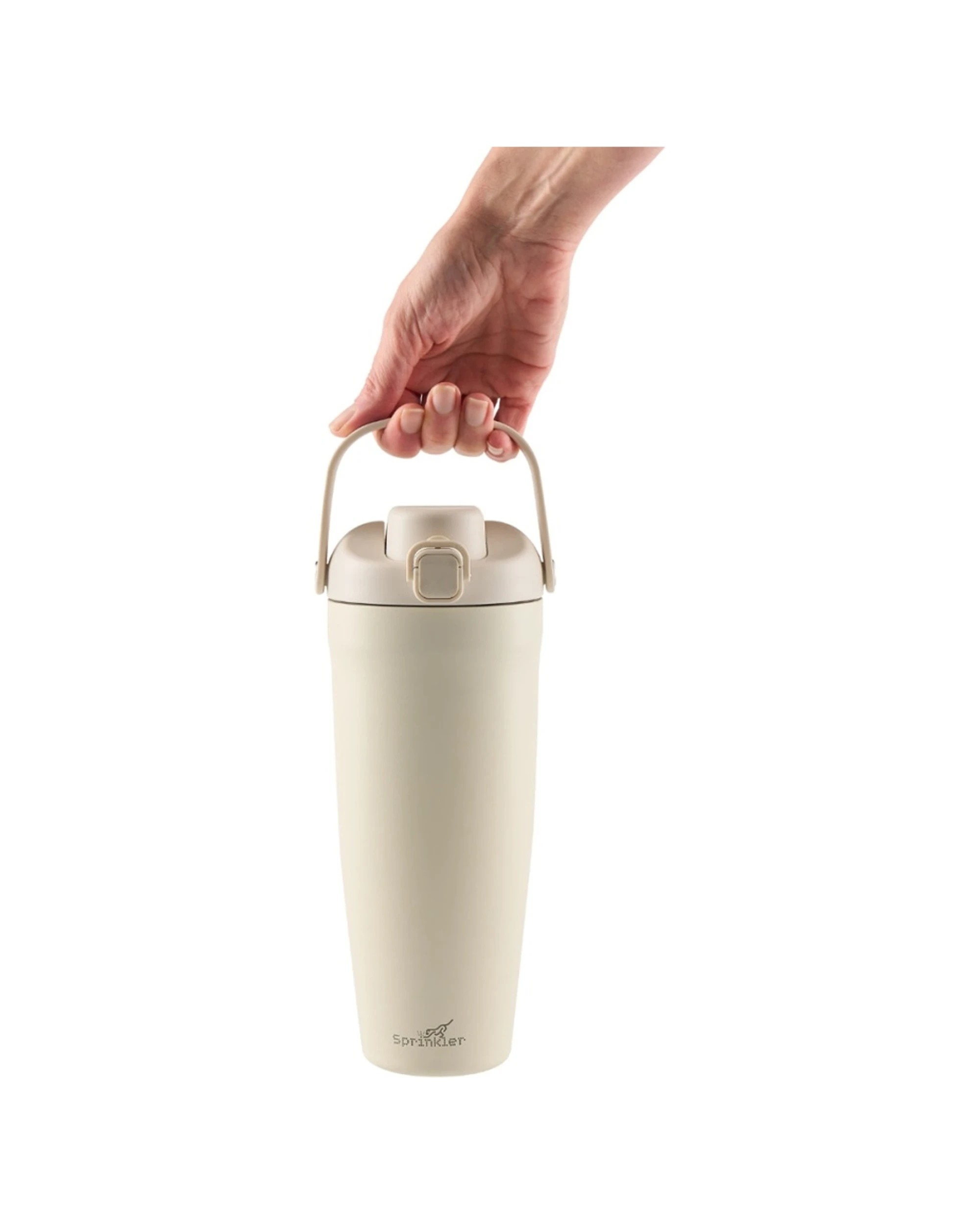 3 Sprinkler Poppy Insulated Bottle Dual Sip And Chug 950ml Sand Dune - Beige, 3 of 3
