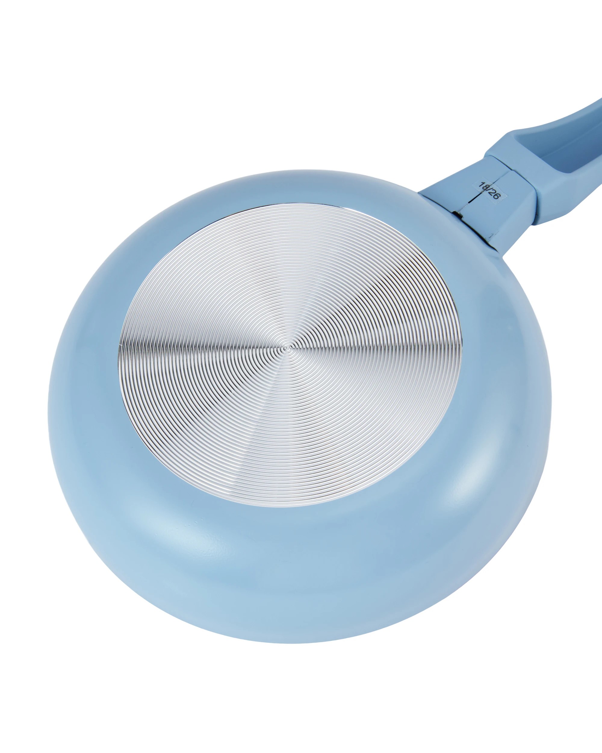 6 14cm Mini Fry Pan with Egg Flip - Blue, 6 of 10