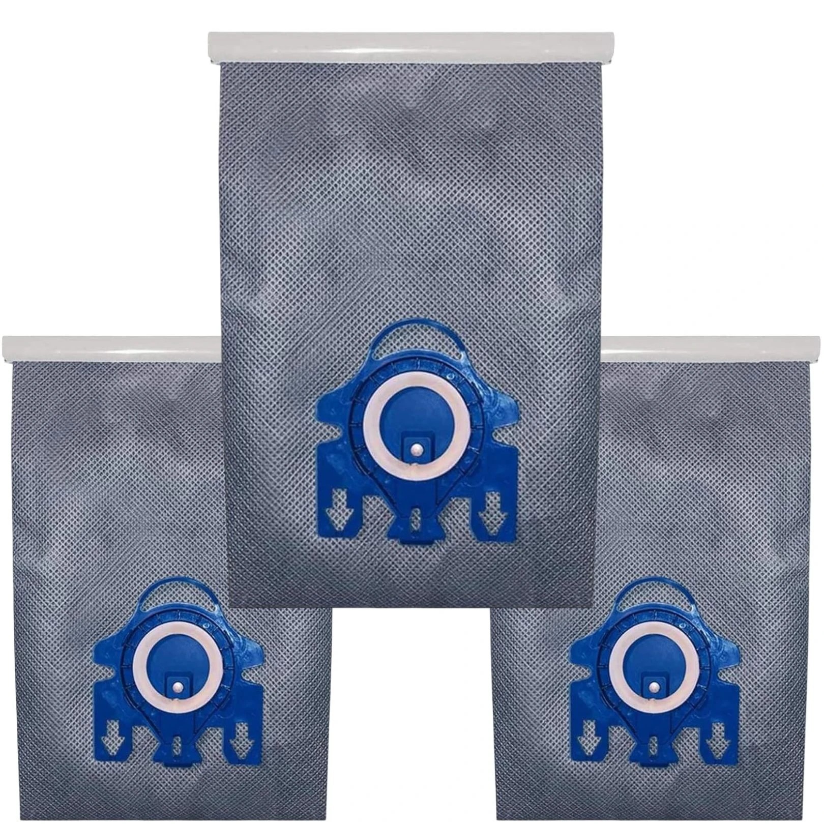 1 Hygieia 3pk Reusable Vacuum Cloth Bag For Miele GN & FJM Vacuum Cleaners - Grey, 1 of 1