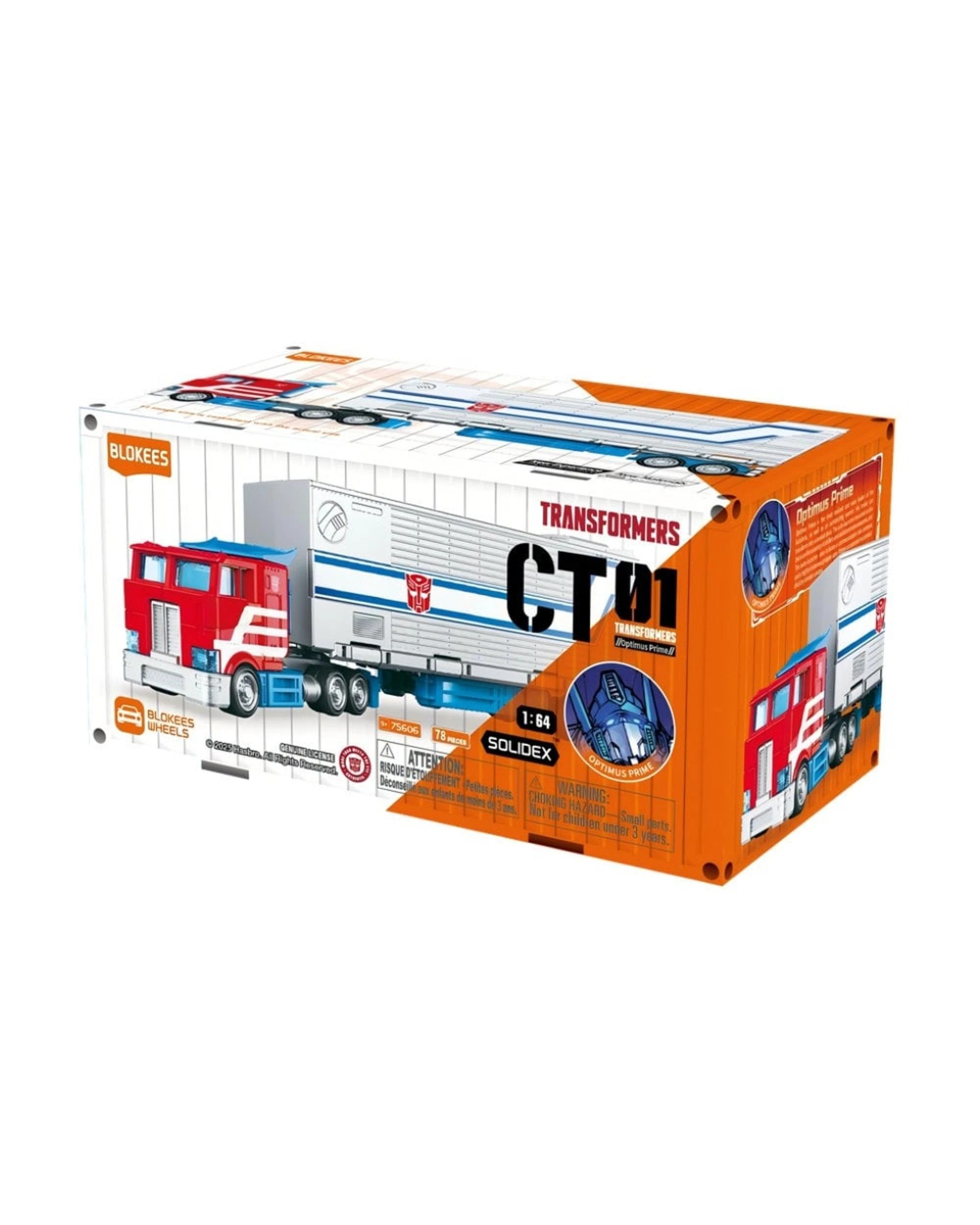 1 Blokees Wheels Transformers CT01 Optimus Prime Model Kit, 1 of 7