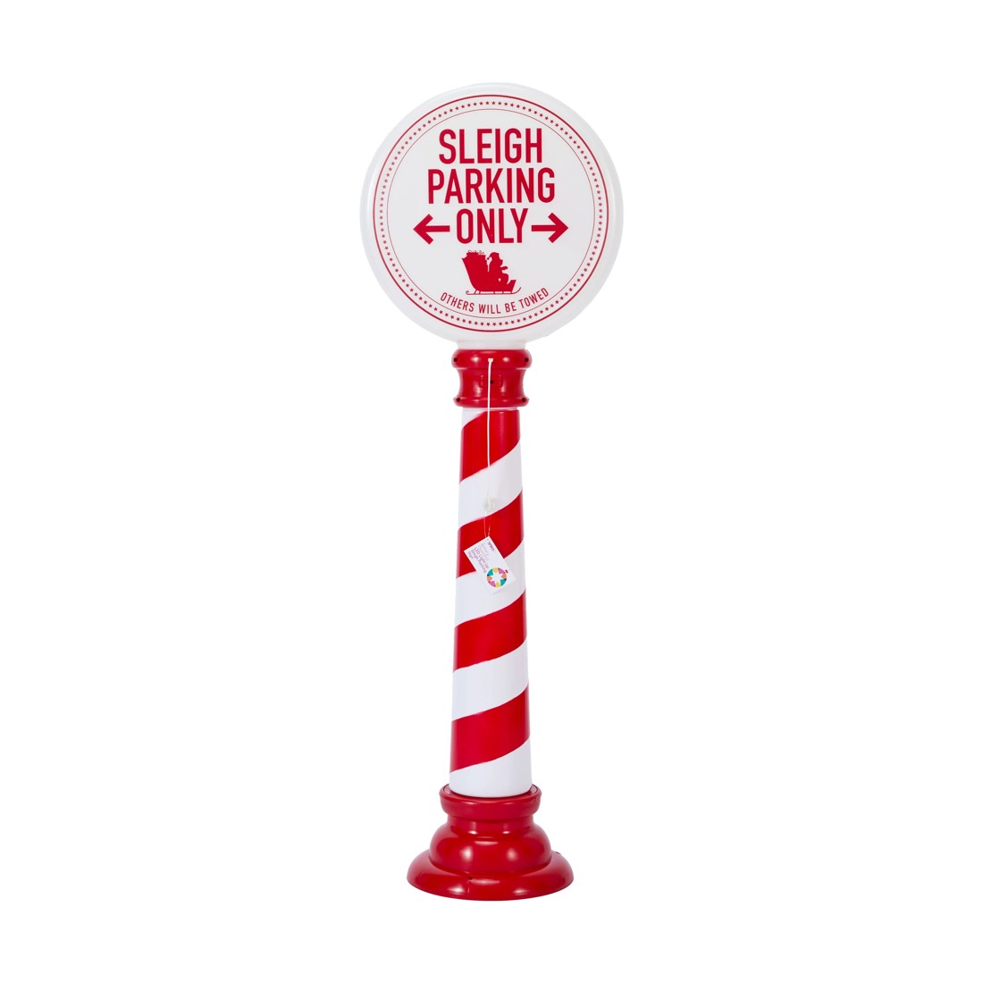 9 Battery Operated LED Light Up Sleigh Parking Sign, 9 of 9