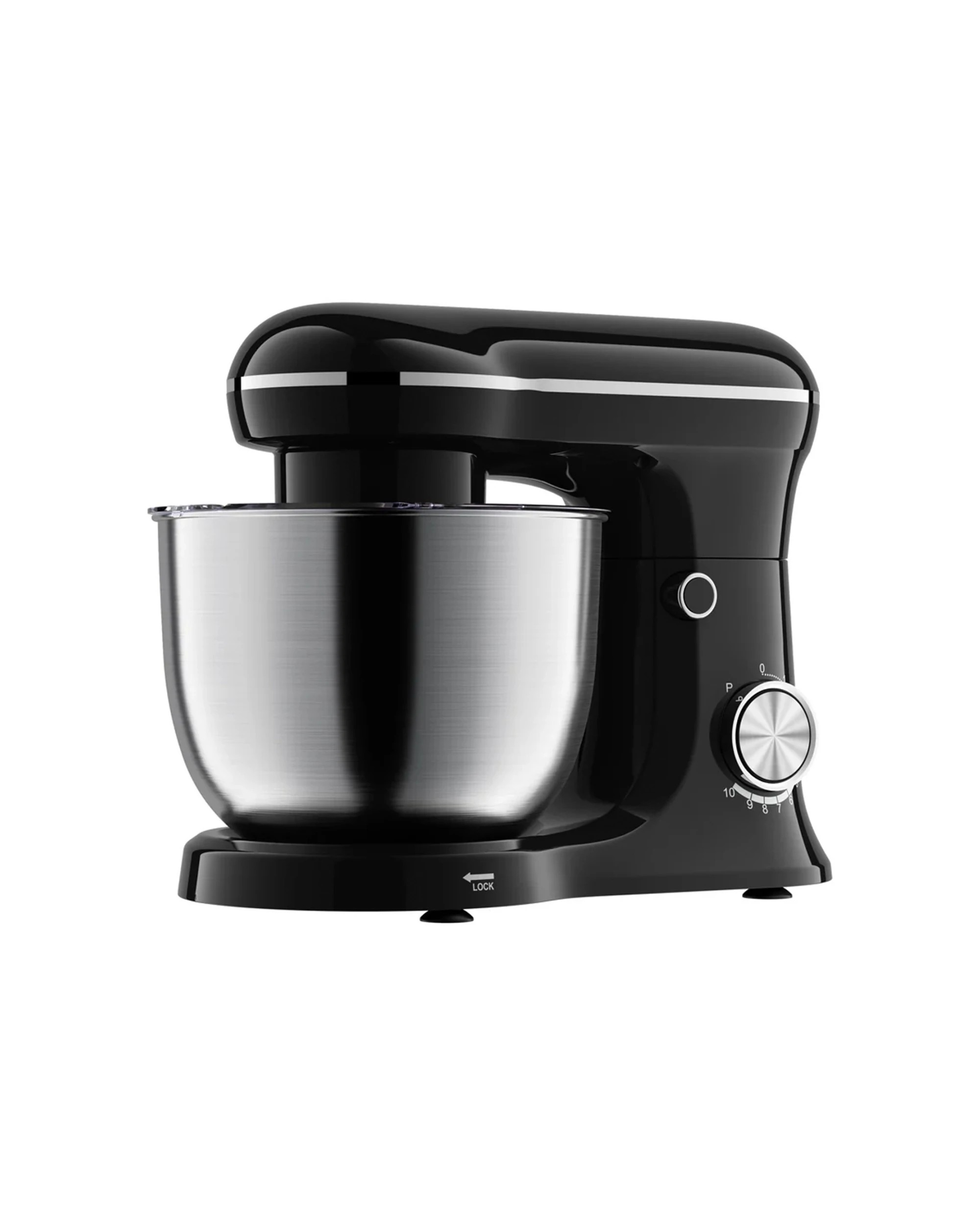 1 Healthy Choice Electric 400w Mix Master 5l Stand Mixer W/bowl/whisk/beater - Black, 1 of 6