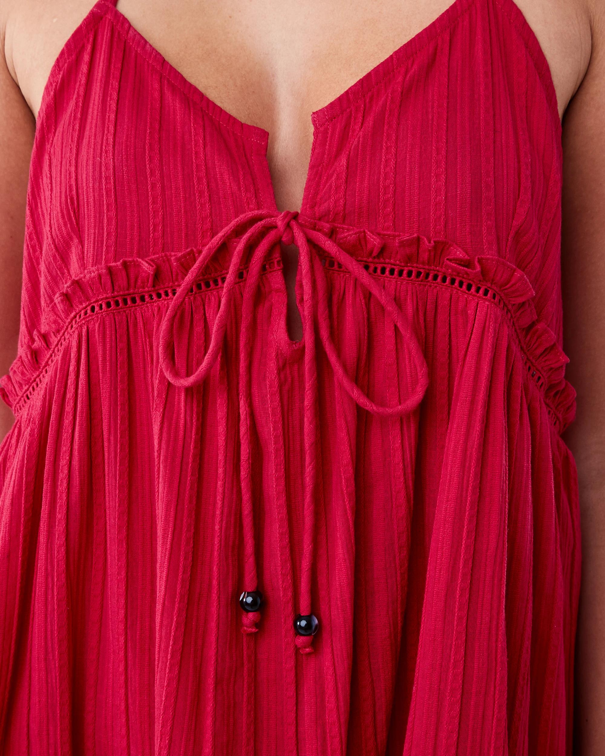 6 Baby Doll Beach Dress Strawberry, 6 of 9