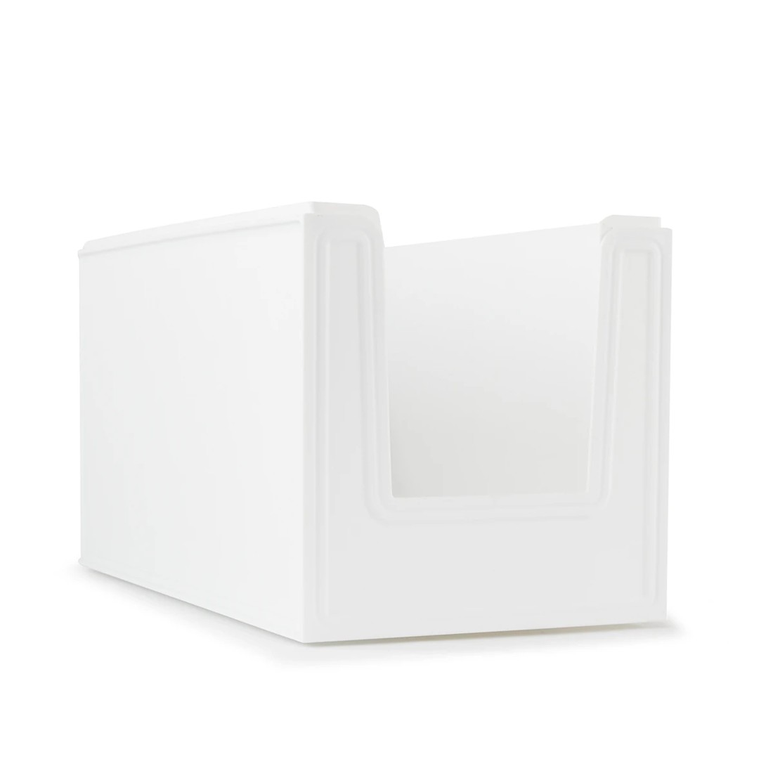 5 15L Modular Open Front Stackable Bin - White, 5 of 10