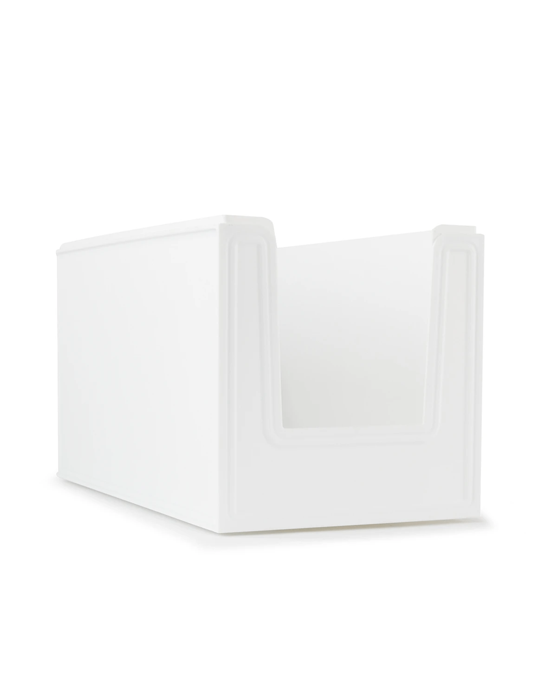 5 15L Modular Open Front Stackable Bin - White, 5 of 10