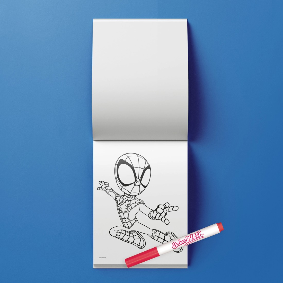 5 INKredibles Disney Junior Marvel Spidey and his Amazing Friends Mess-Free ColourBurst Activity Kit - Book, 5 of 6