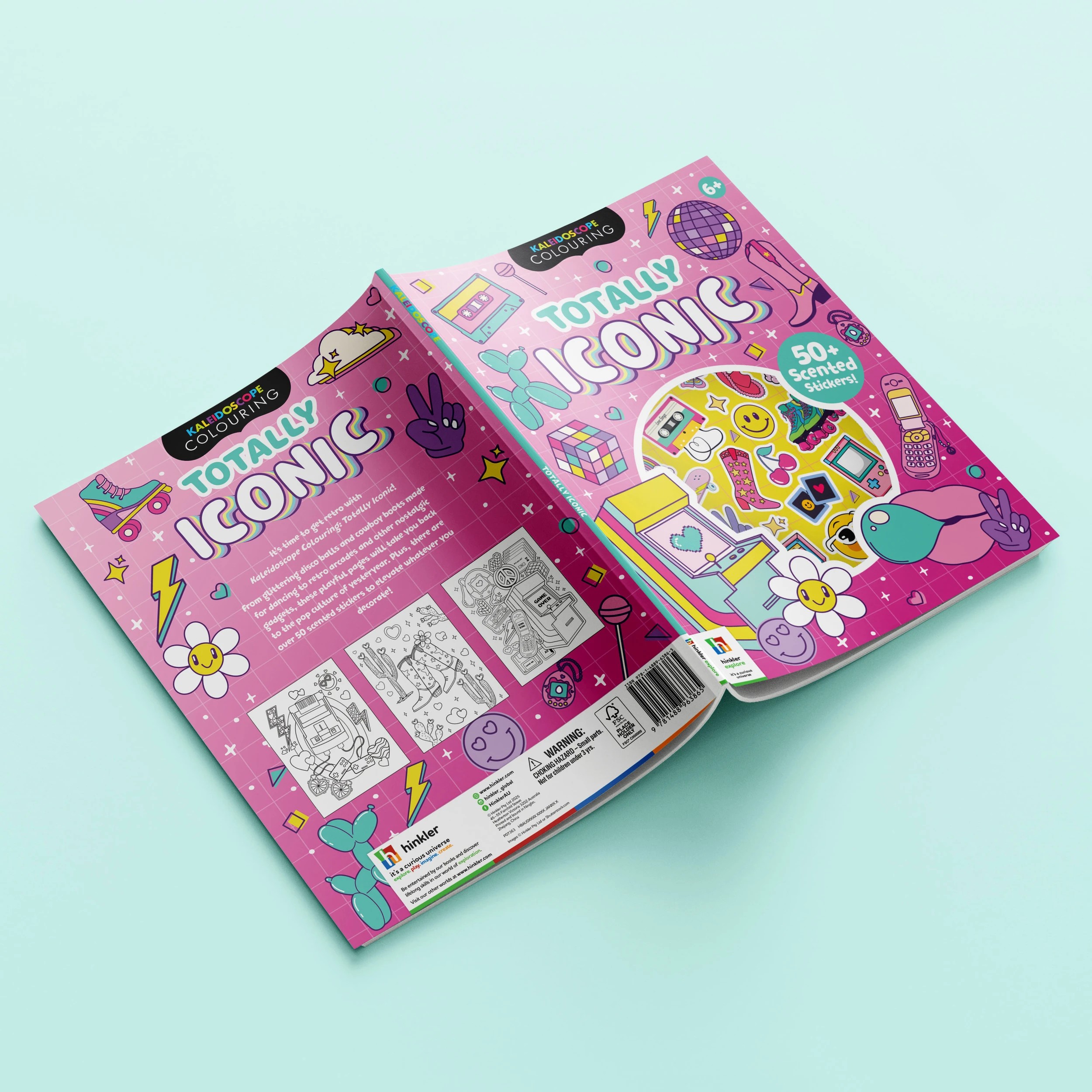 5 Kaleidoscope Colouring: Totally Iconic​ - Book, 5 of 5