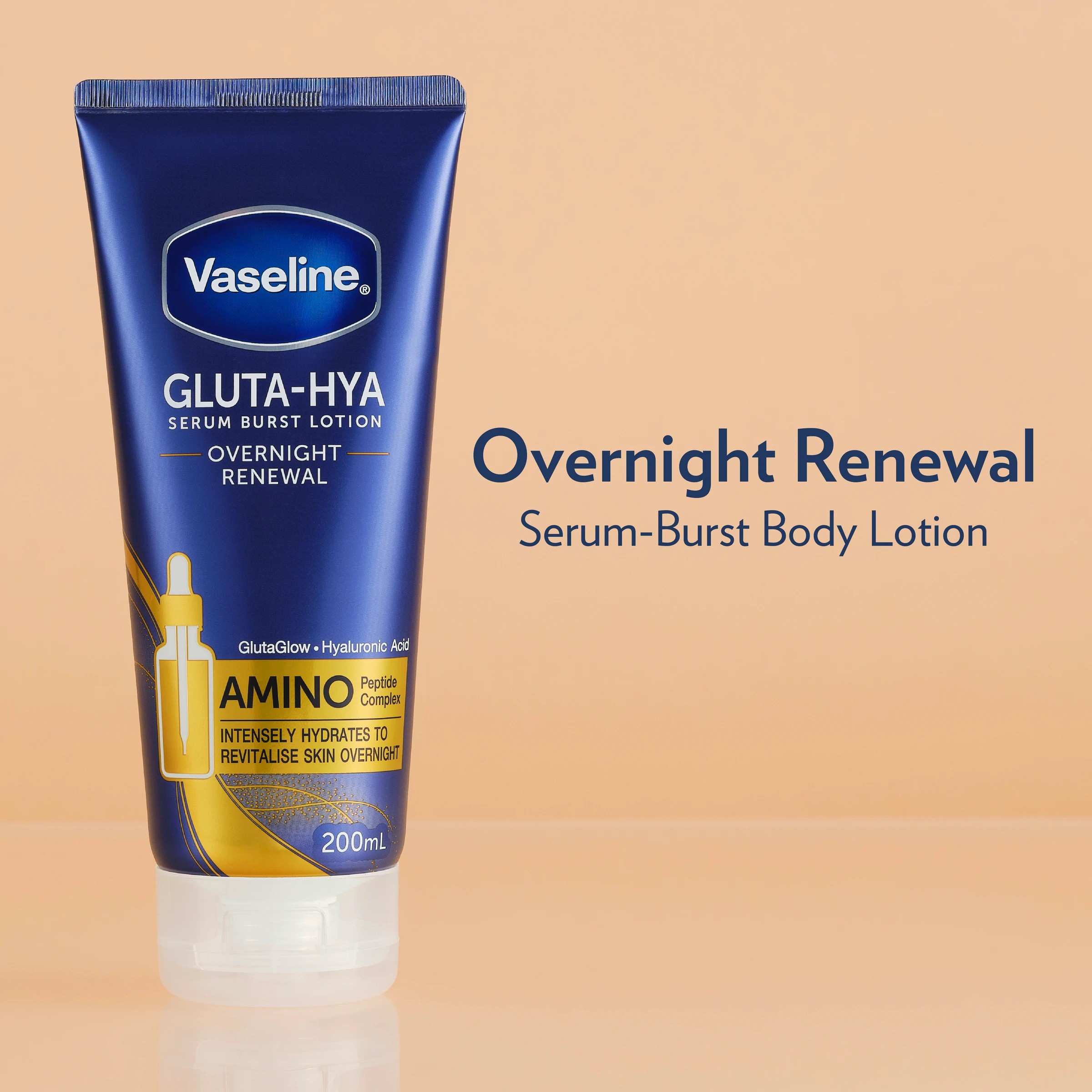 4 Vaseline Gluta-Hya Serum Burst Overnight Renewal Body Lotion 200ml, 4 of 6