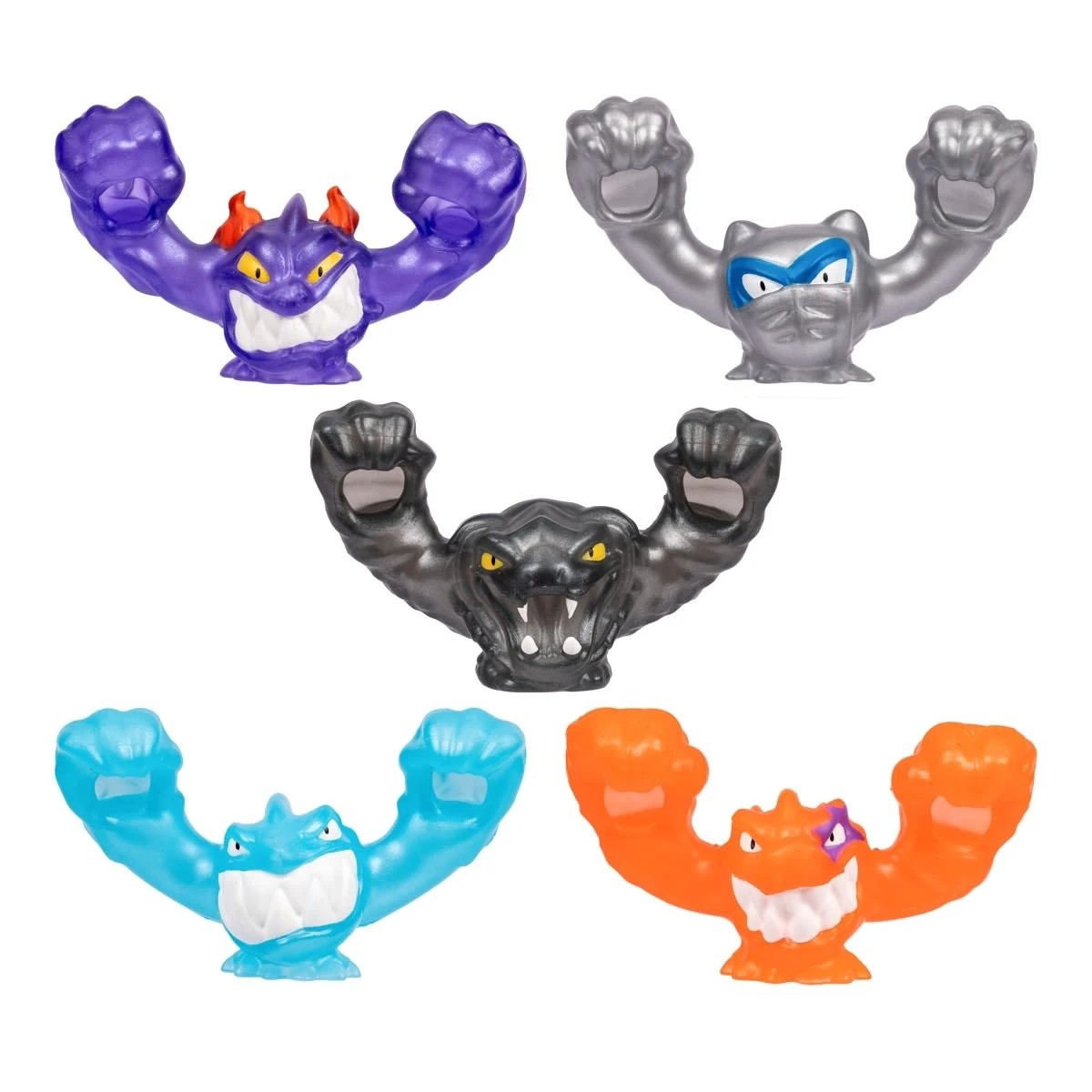 5 5 Pack Heroes of Goo Jit Zu Meteor Madness Goo Slingers - Assorted, 5 of 6
