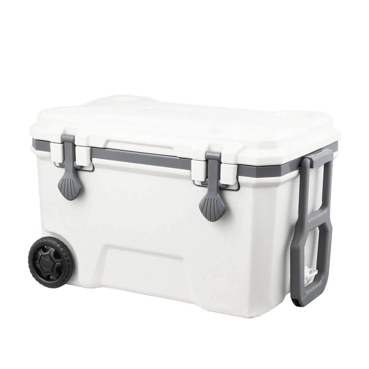 1 AUSWAY 36L Portable Cooler Box Wheeled Insulated Hard Ice Chest Lunch Coolbox, 1 of 7
