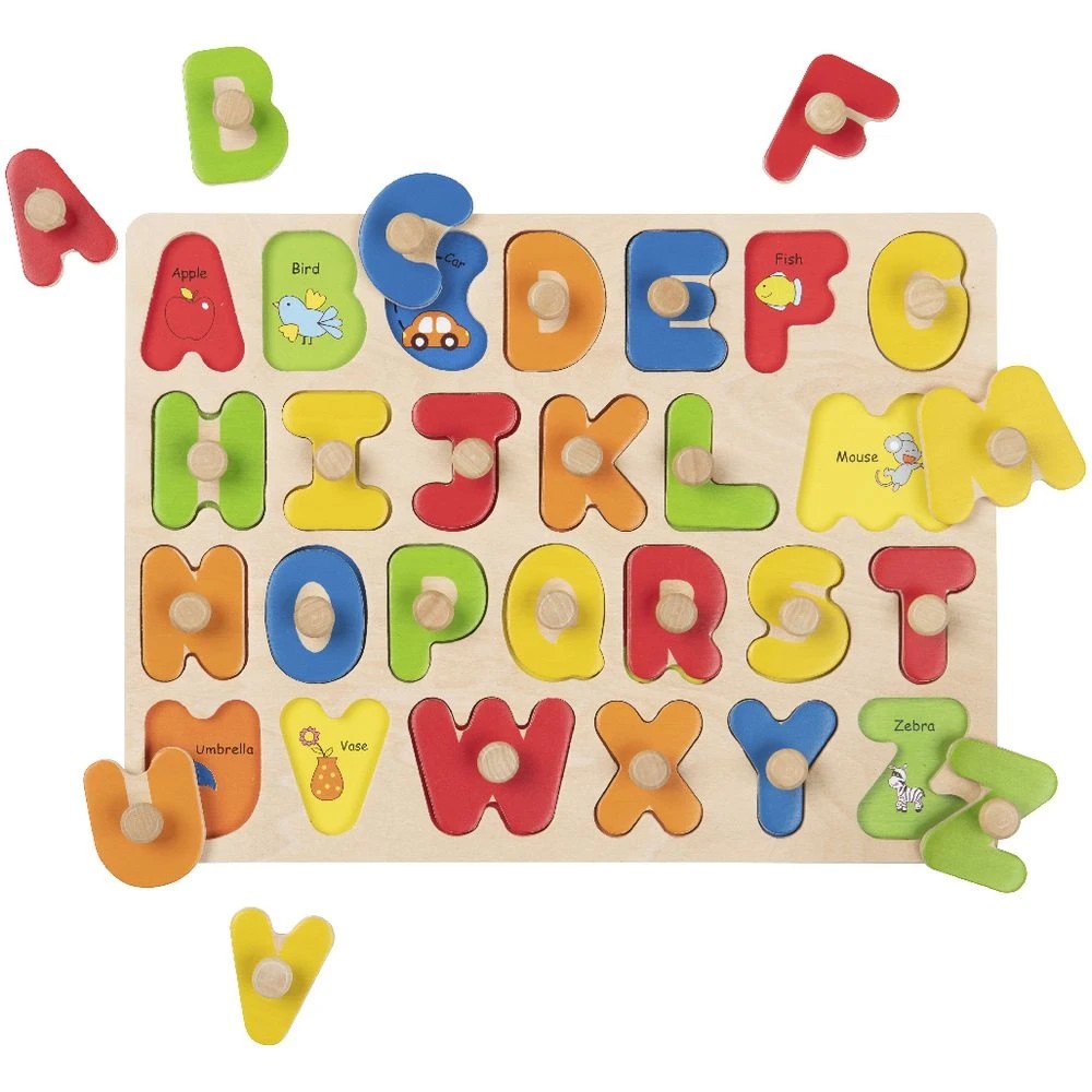 3 Kadink Wooden Alphabet Peg Puzzle, 3 of 3