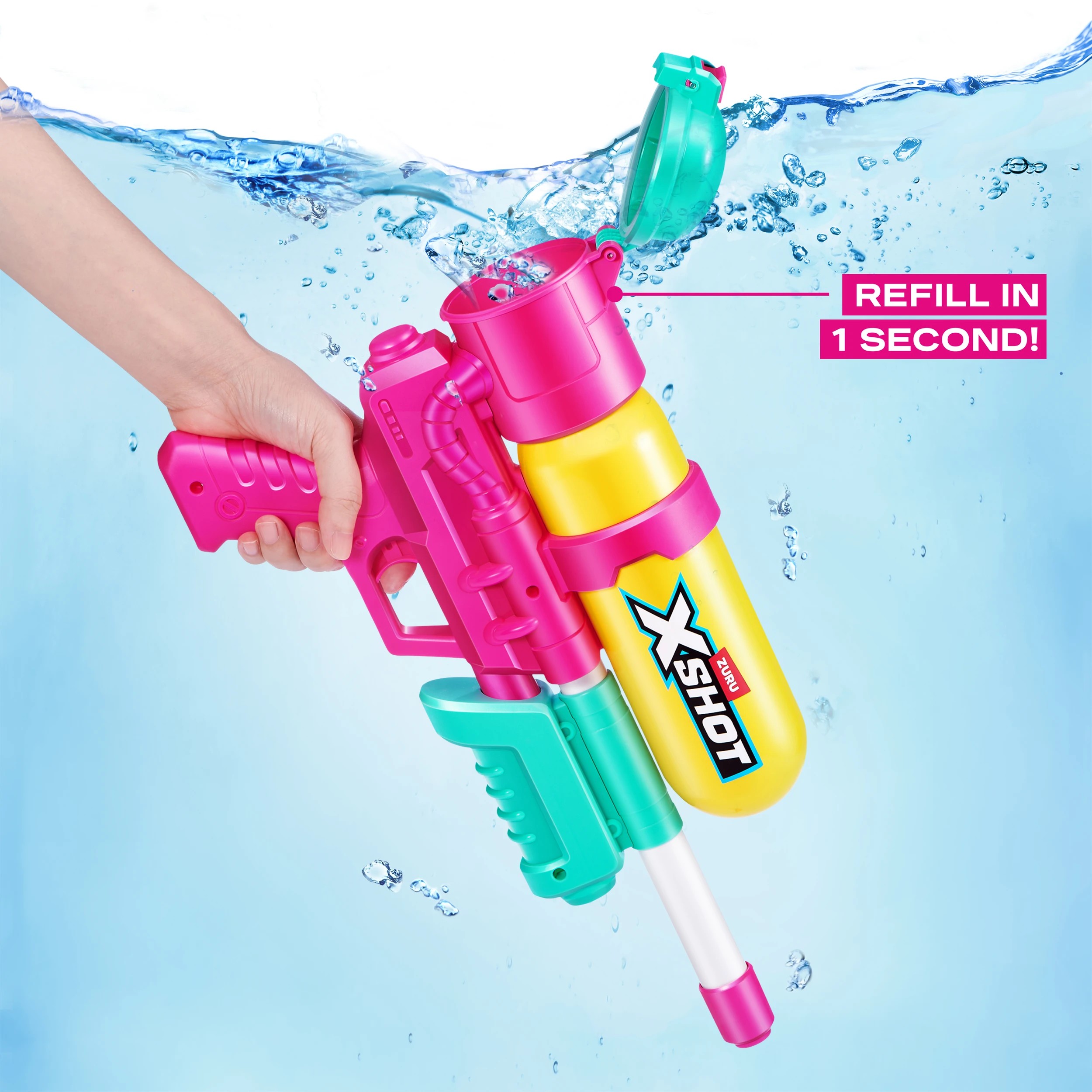 4 Zuru X-Shot Water Fast Fill 80s Super Splash Water Blaster, 4 of 9