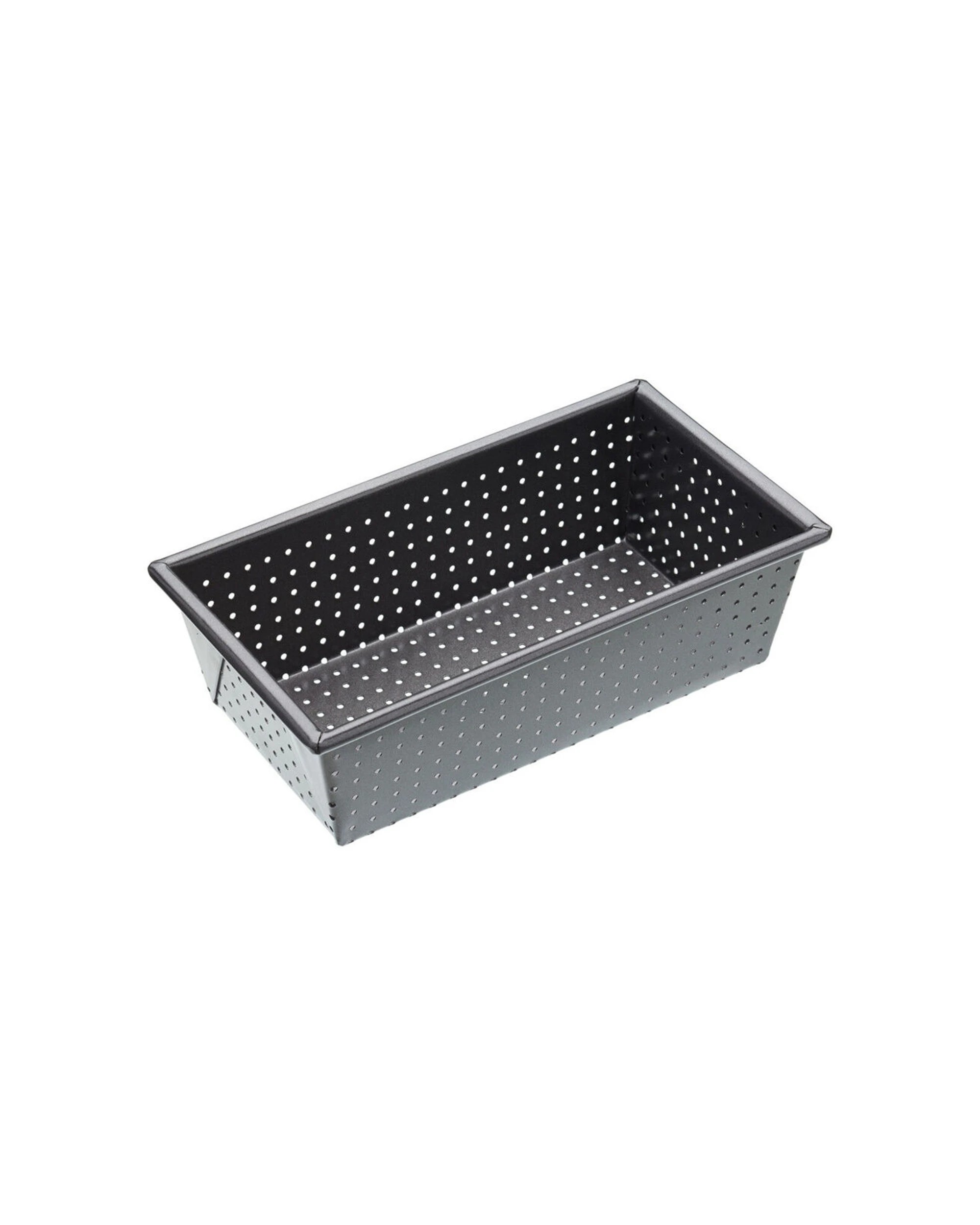 7 Mastercraft 2x 21x11cm Crusty Bake Non-Stick Box Sided Loaf Bread Pan - Black, 7 of 8