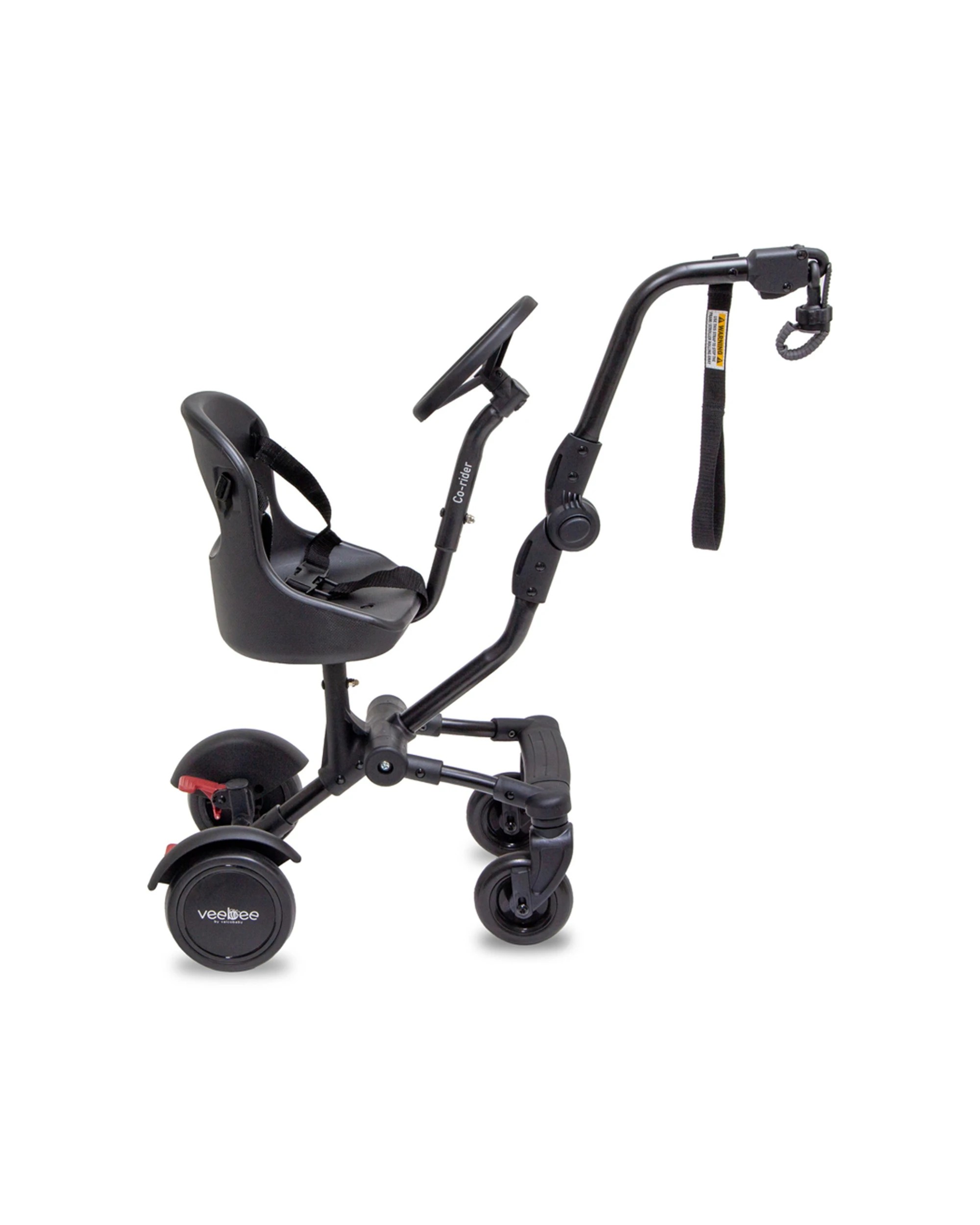 4 Veebee Co-rider Universal Toddler Trailer Board Seat For Stroller/pram 15m+ - Black, 4 of 5