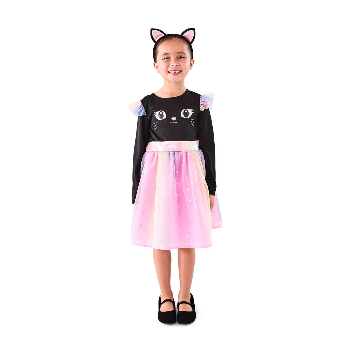 2 3 Piece Black Cat Costume - Ages 4-6, 2 of 10