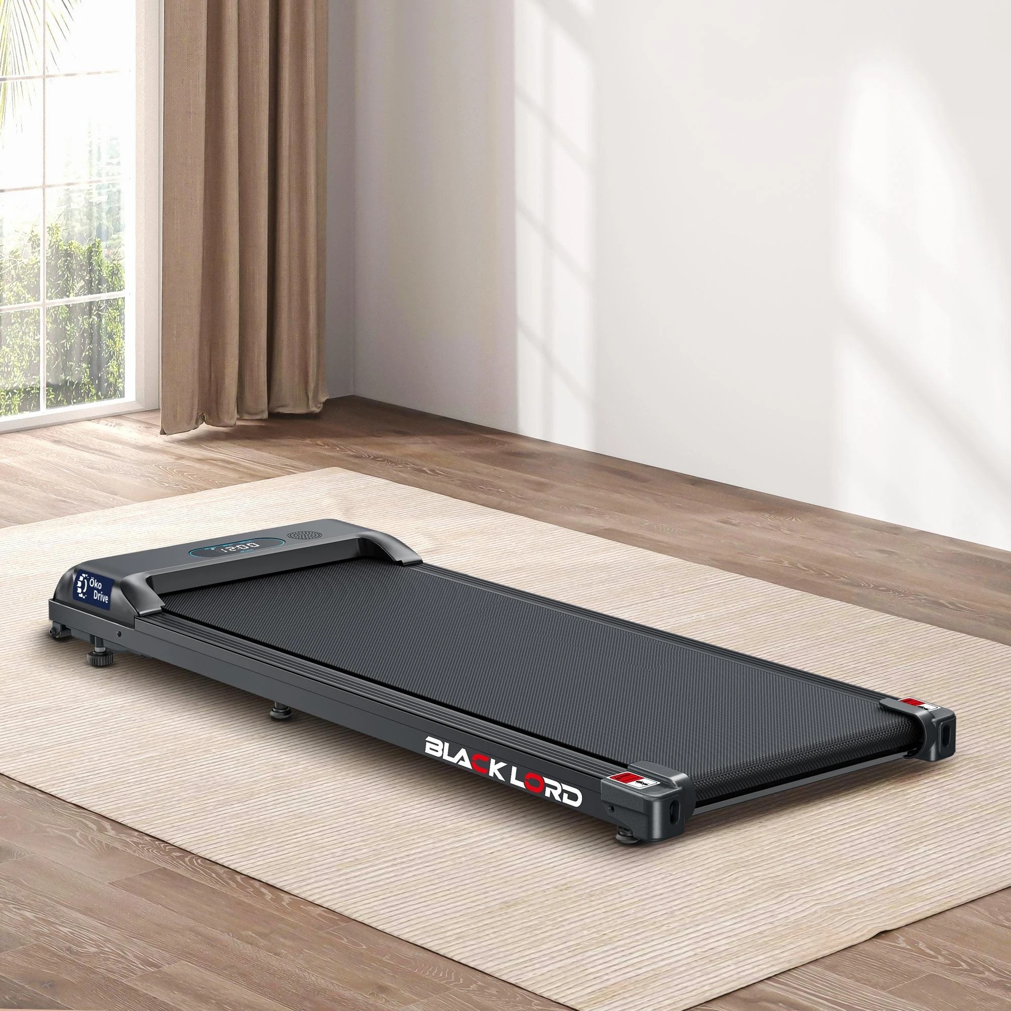 9 Black Lord Treadmill Electric Walking Pad Home Office Gym Fitness Remote Control - Black, 9 of 9