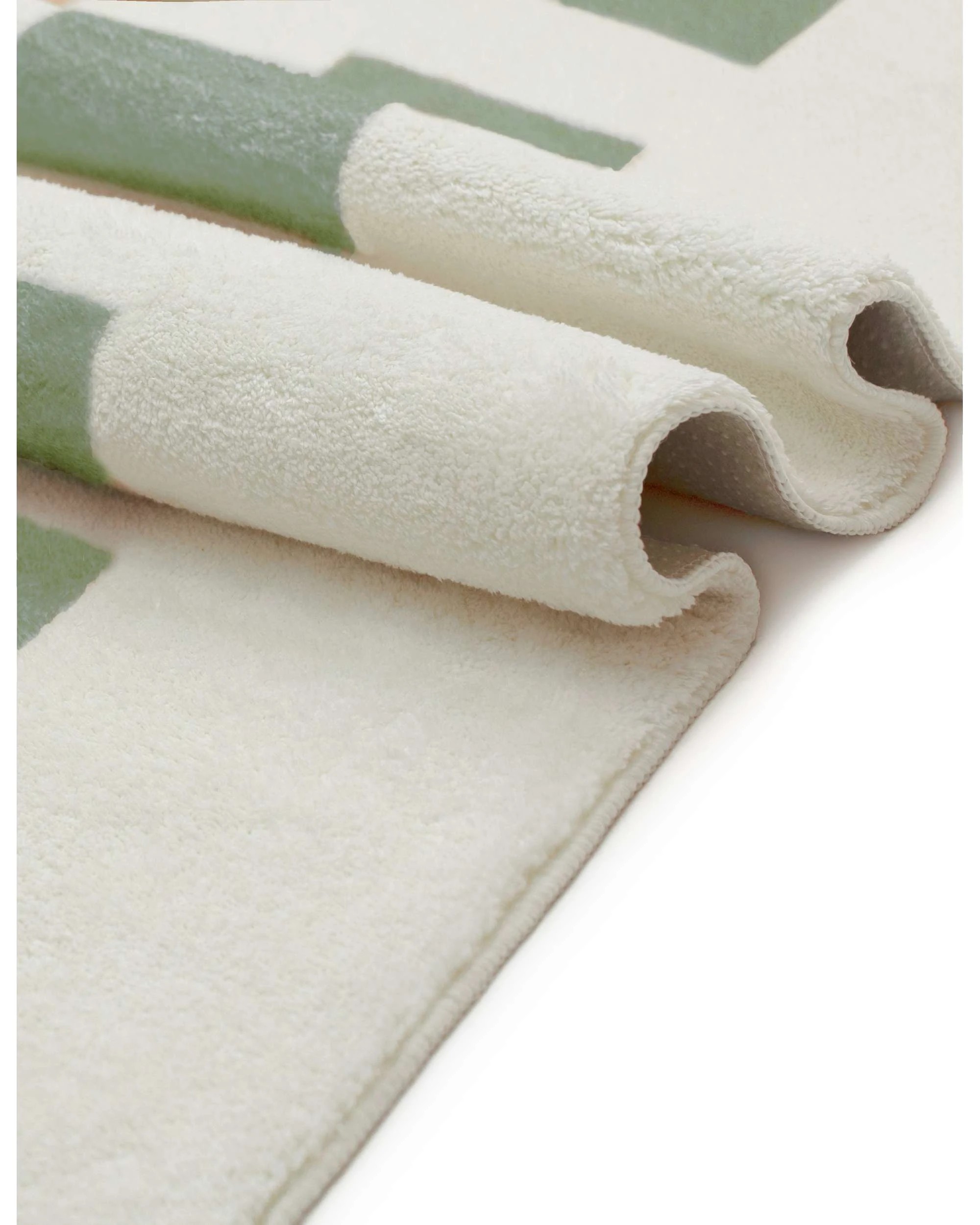 9 Loopsie Kensington Printed Washable Rug-400cm x 300cm - Green, 9 of 9