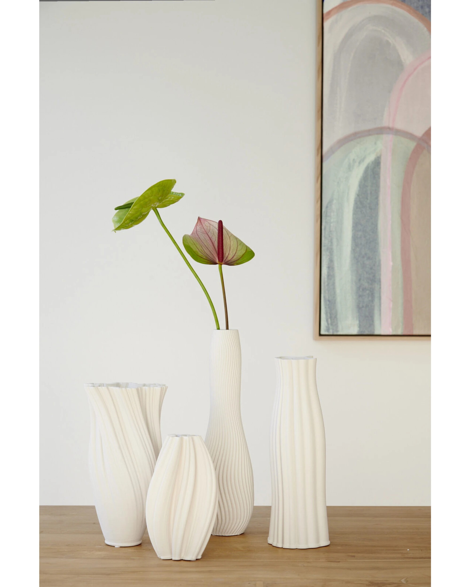 5 One Six Eight London Mila Vase - 17cm - White, 5 of 7