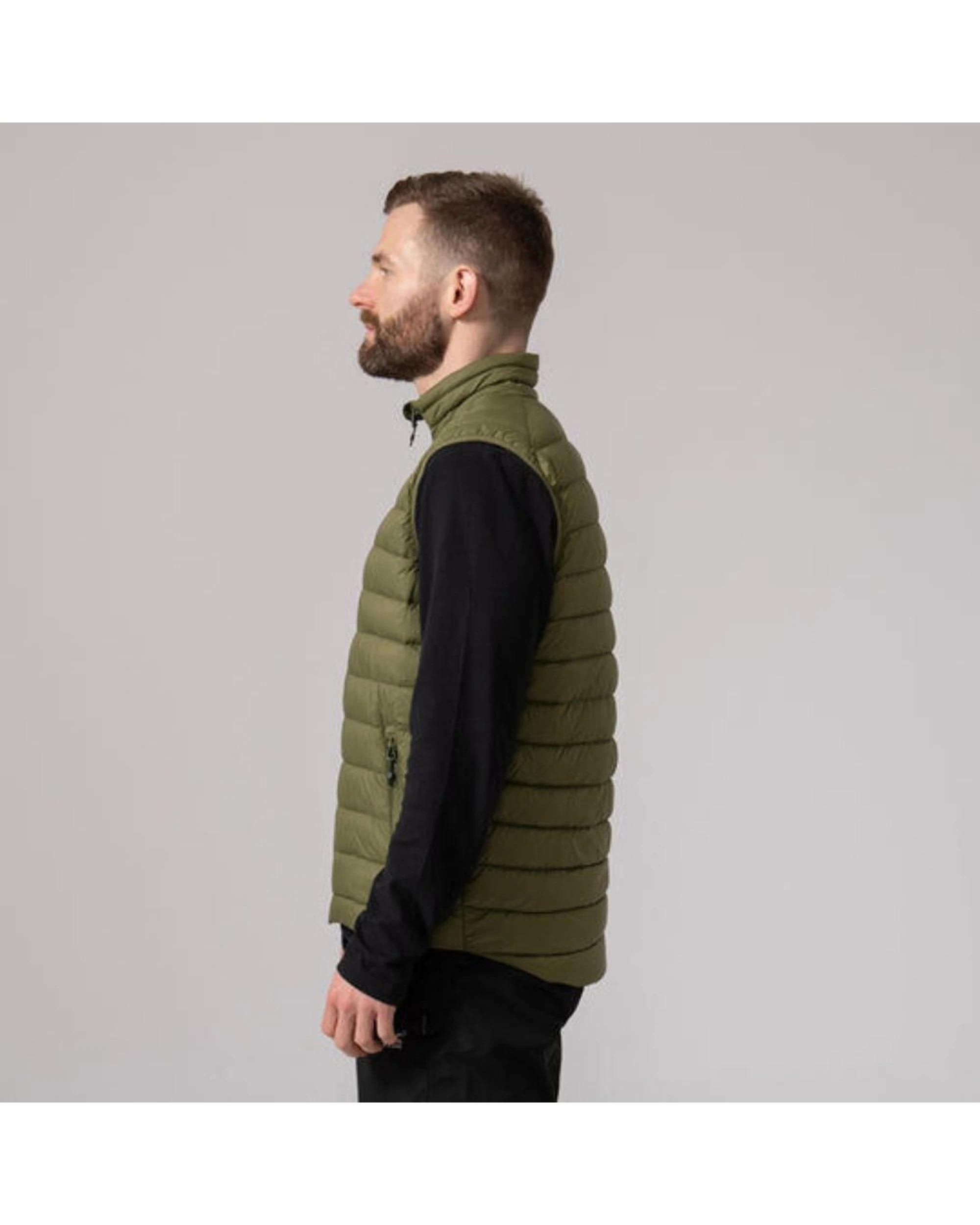 2 Mac In A Sac Synergy Packable Men's Thermolite Vest GREEN, 2 of 7