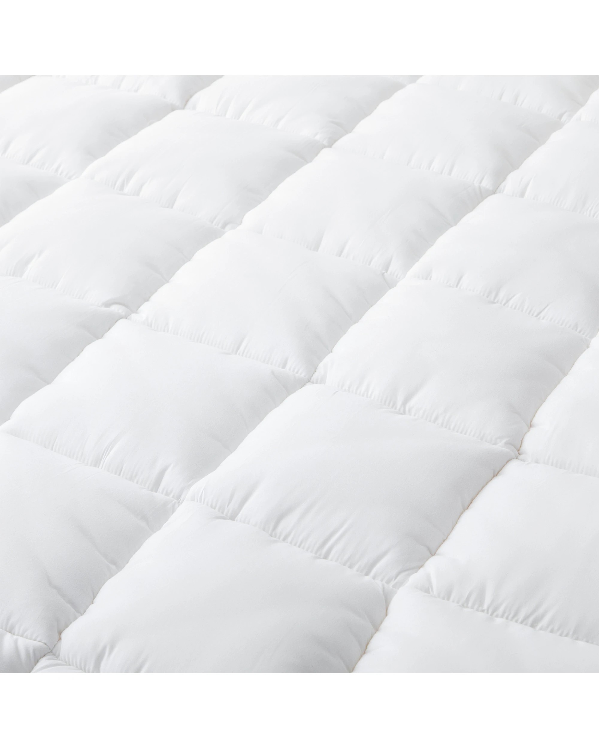 7 Hacienda Hypoallergenic, Antibacterial w/ 100% Microfiber filling Mattress Topper - KING, 7 of 9