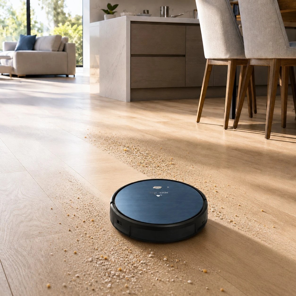 4 MyGenie Xsonic V5 Max Hydro 3-in-1 Robot Vacuum & Mop, WiFi App Control - Grey, 4 of 4