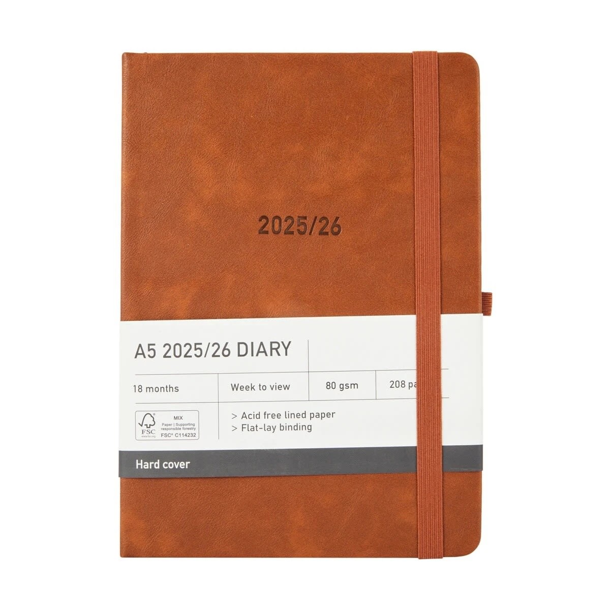 7 A5 2025/26 Diary - Tan, 7 of 7