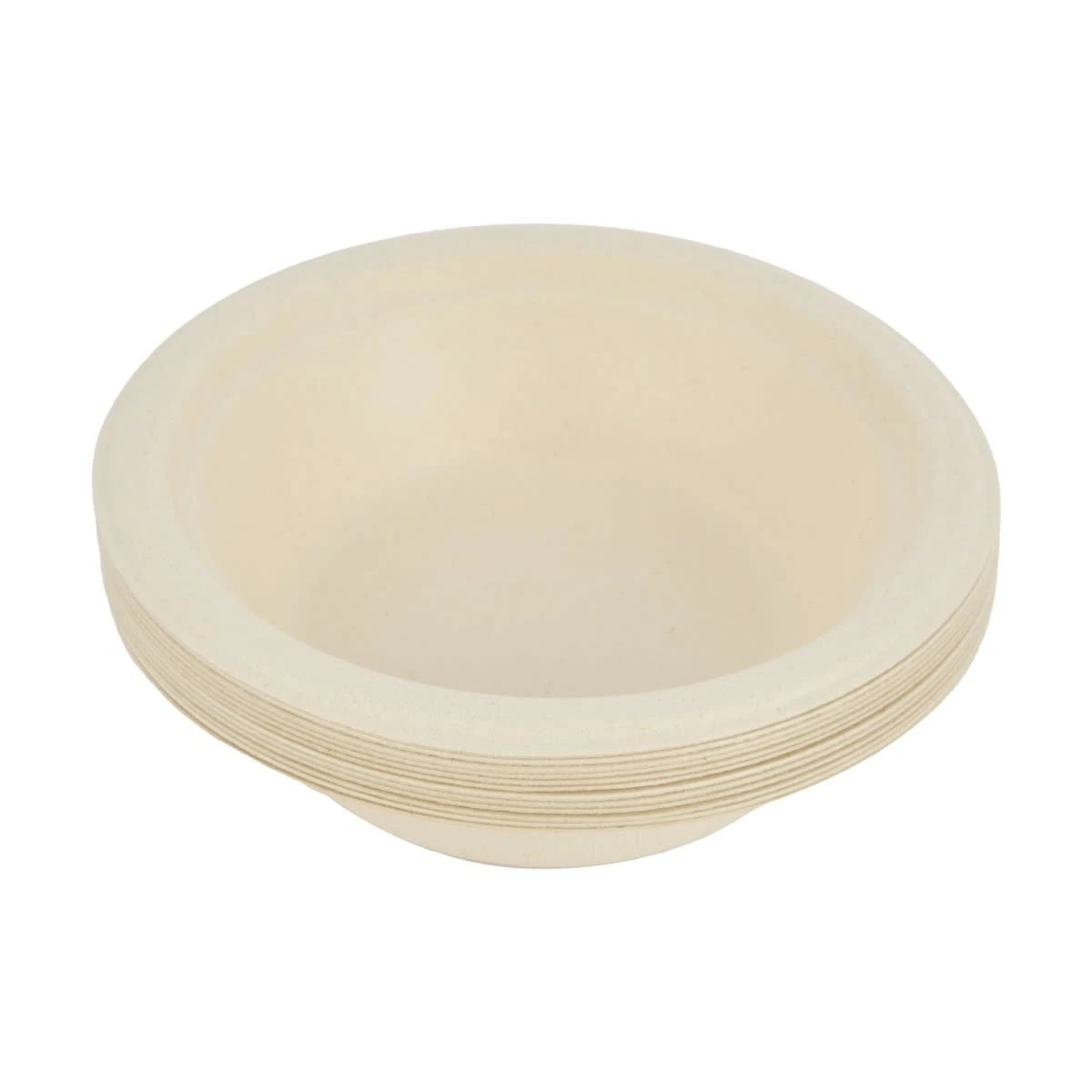 2 12 Pack Sugarcane Pulp Round Bowls, 2 of 5