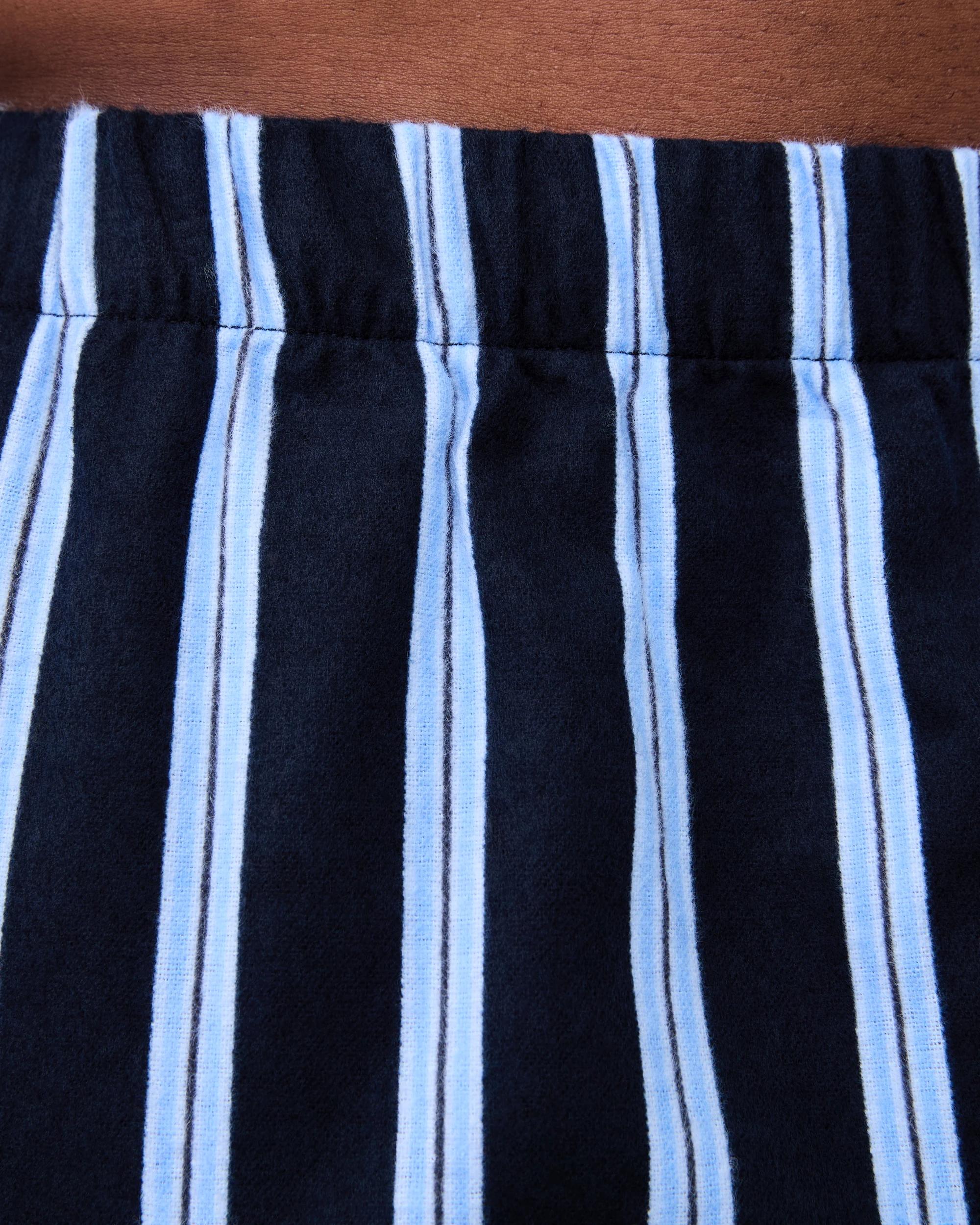 4 Flannel Sleep Pants Nvy Stripe, 4 of 5