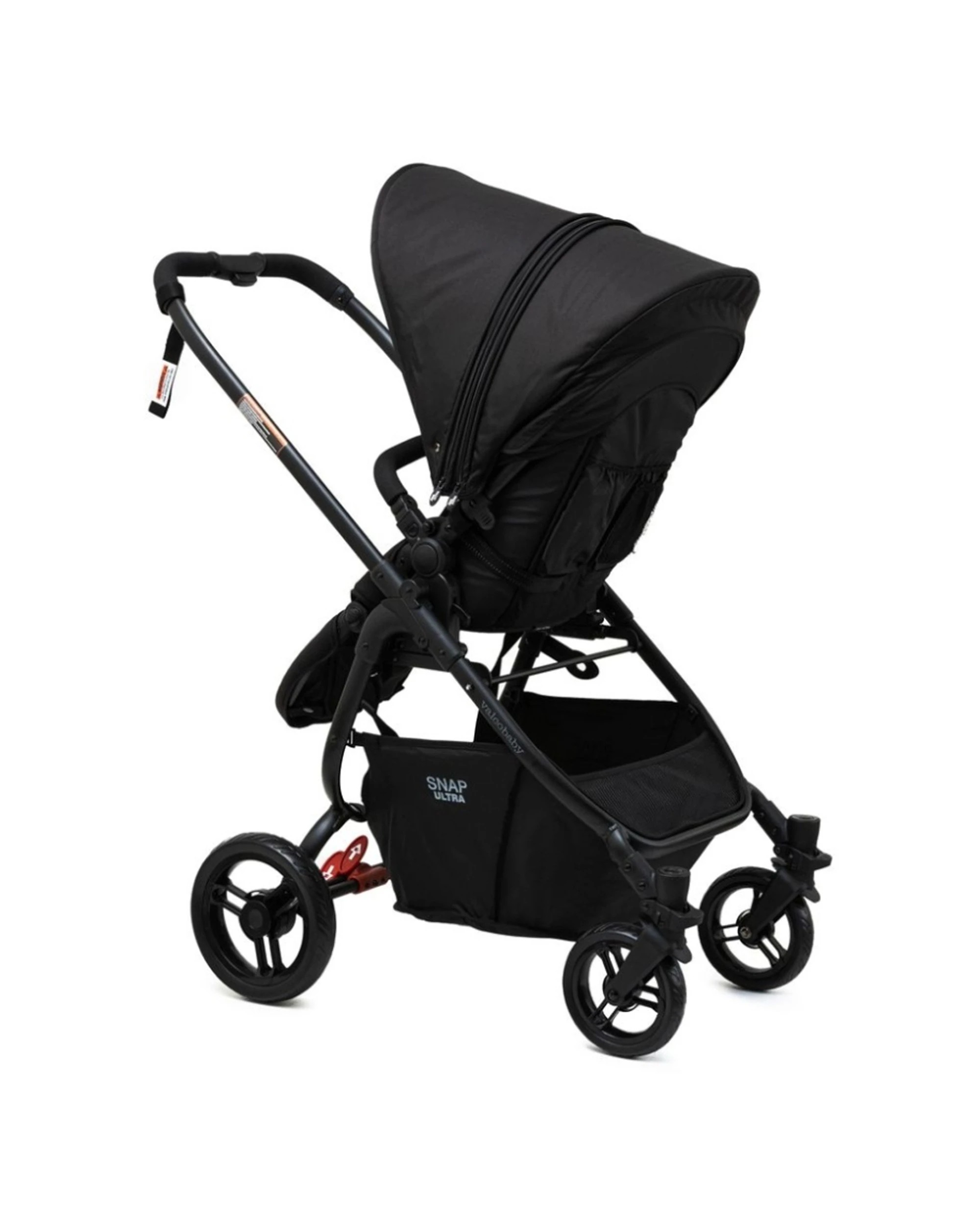 3 ValcoBaby Snap Ultra P Stroller Reversible Seat Compact Fold With Bootcover - Black, 3 of 8