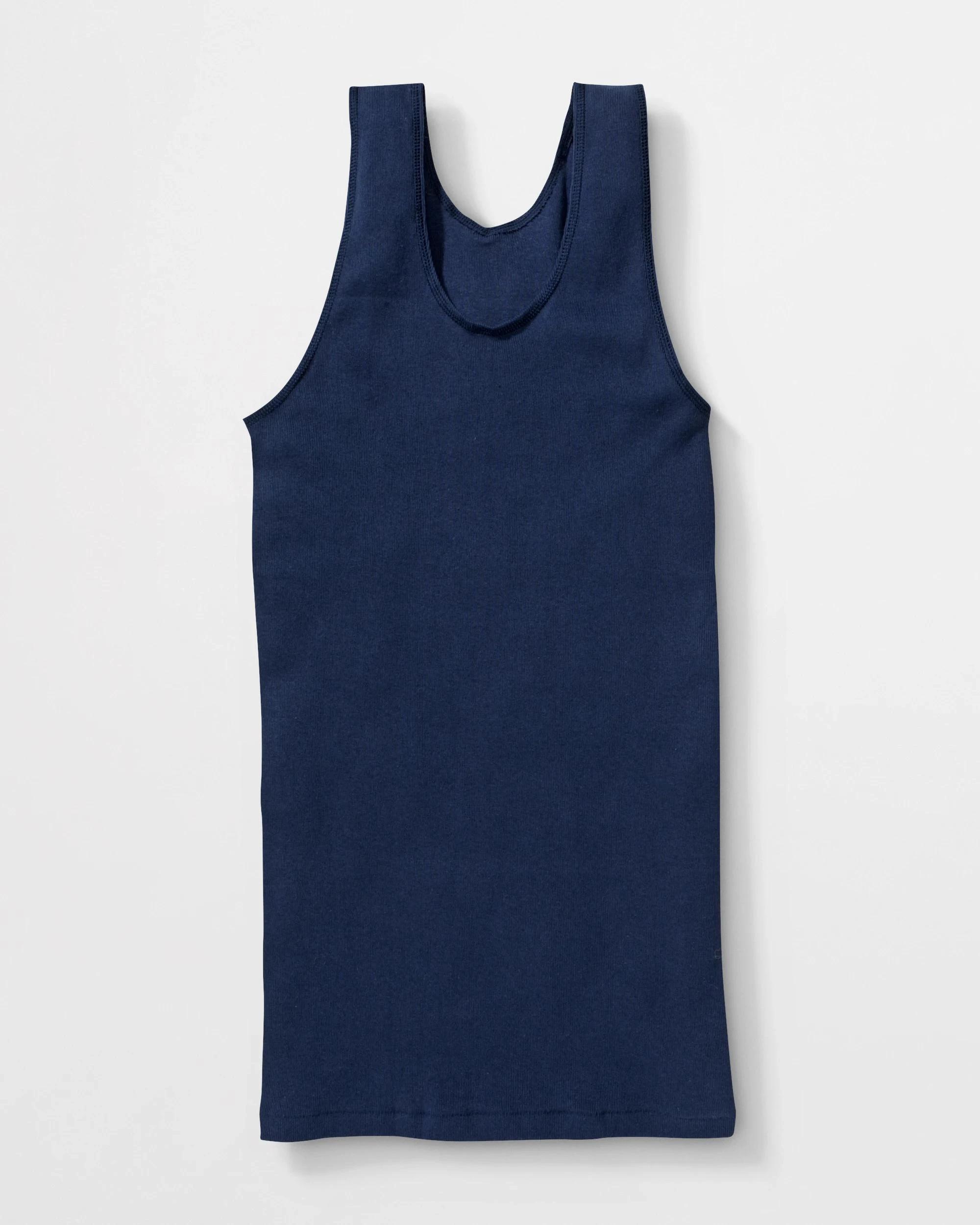 1 Bonds Chesty Singlets NAVY BLUE, 1 of 1