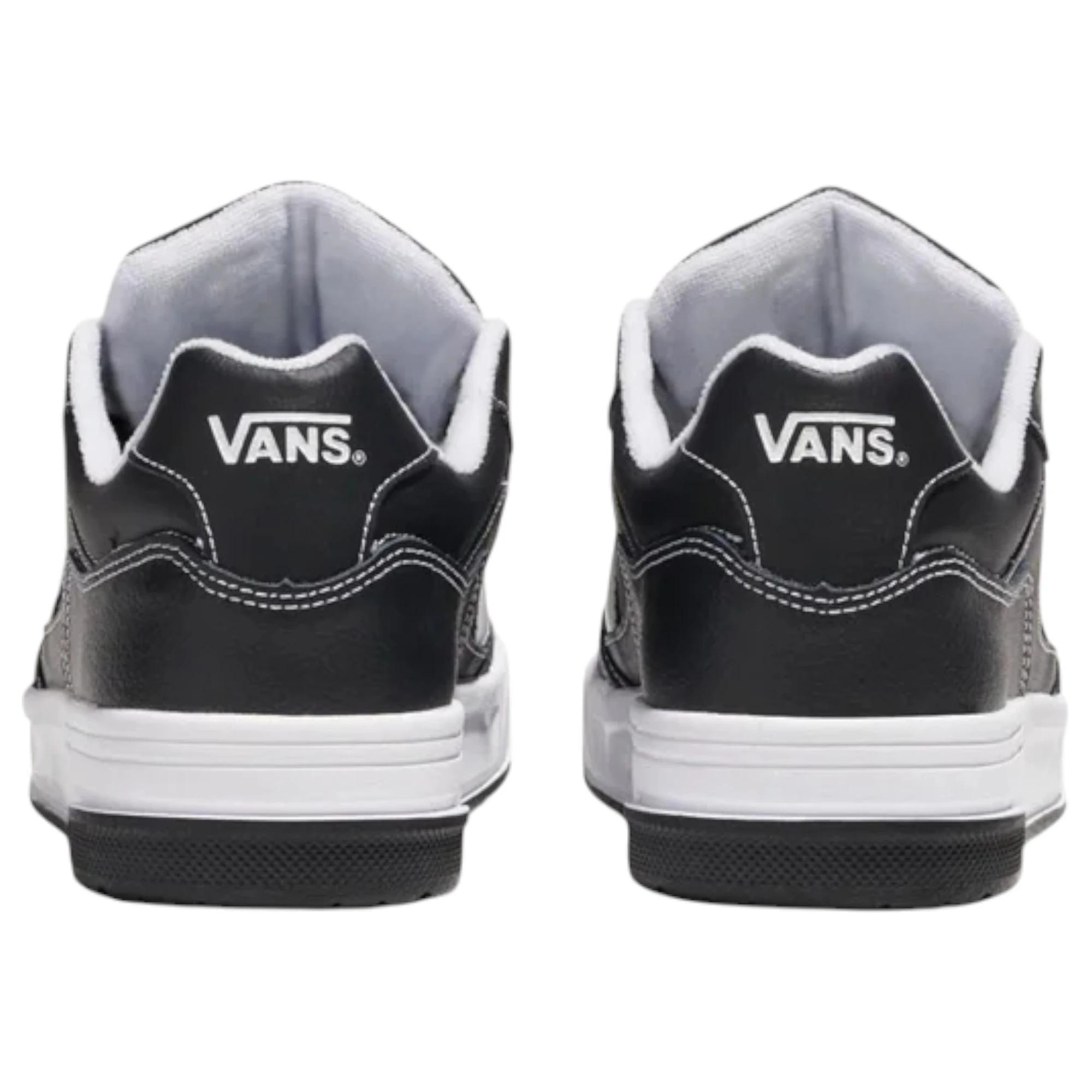 5 Vans Mens Upland Black/ White Lace Up Casual Shoes BLACK/WHITE, 5 of 5
