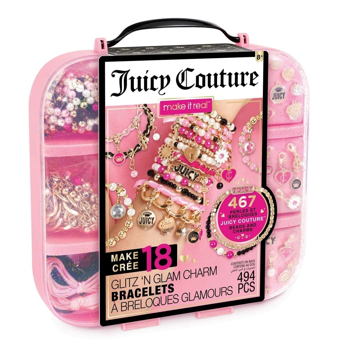 1 494 Piece Make It Real: Juicy Couture Glitz 'N Glam Charm Bracelets, 1 of 6