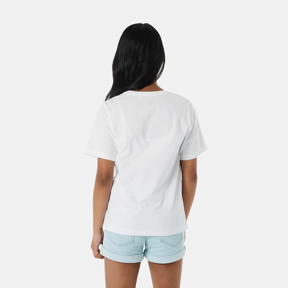 2 Short Sleeve Plain T-shirt WHITE, 2 of 8